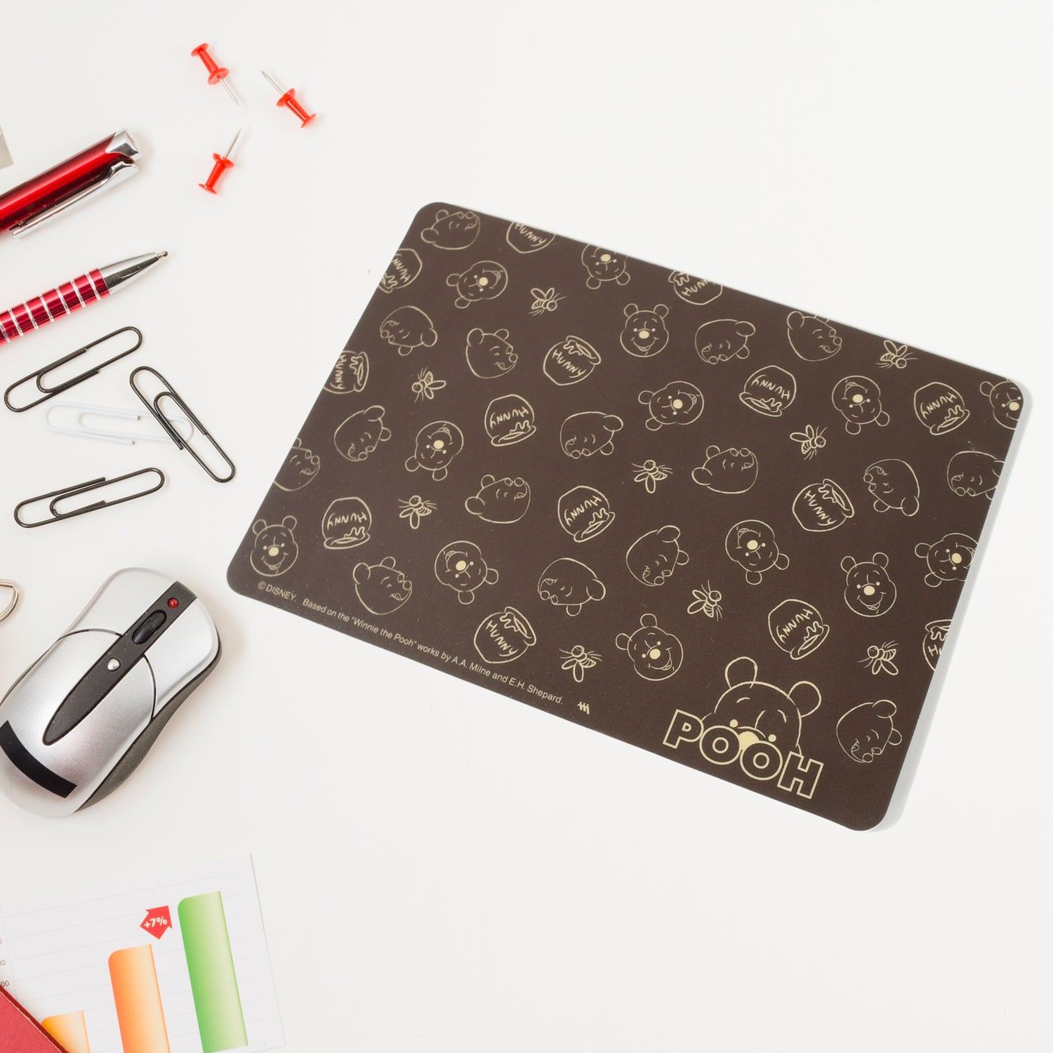 12703 Cartoon Printed Soft Mouse Pad Natural Plastic Pad Pad For Gaming & Office Use Mouse Pad mousepad for All Types of Mouse (21x15 cm)