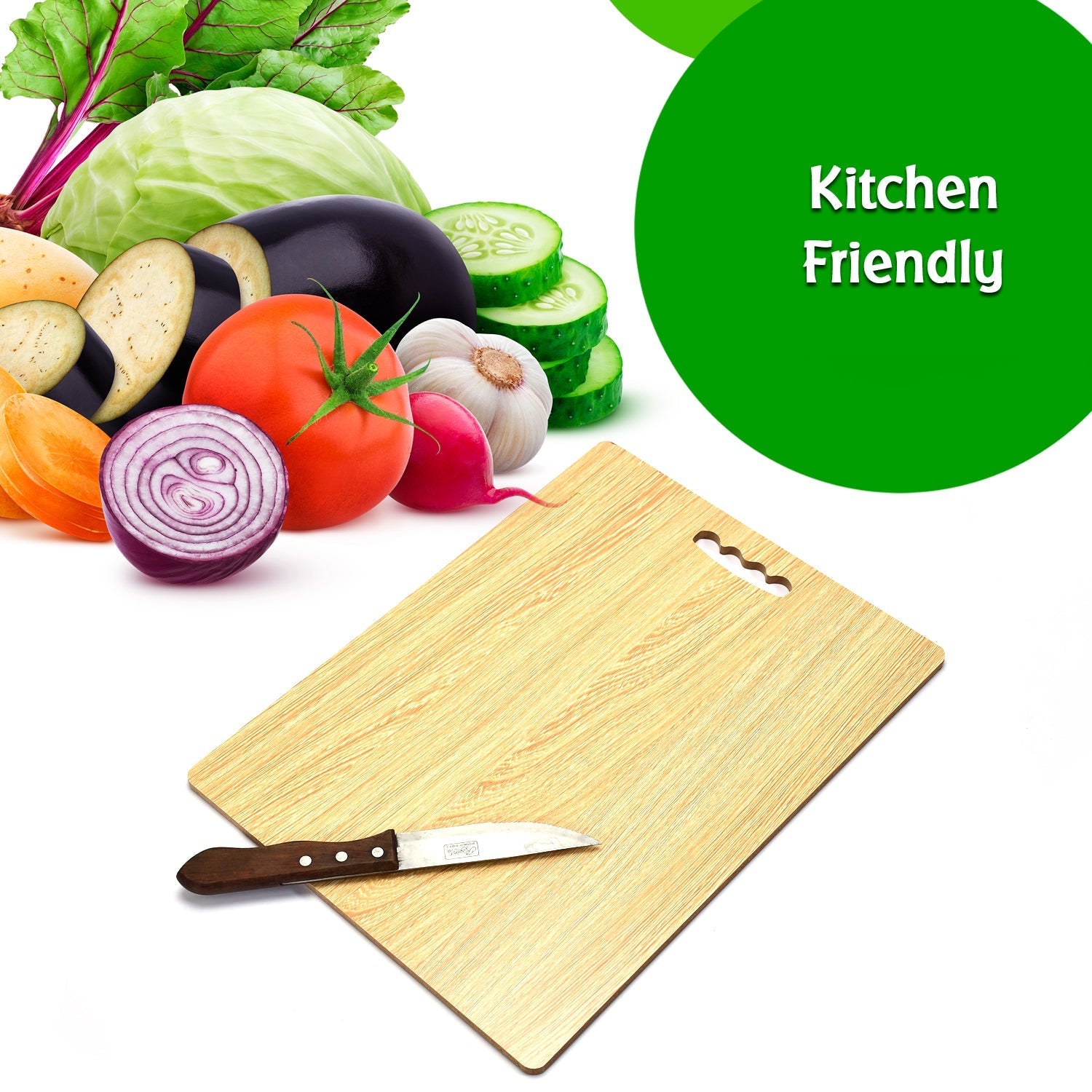 7121 Wooden Chopping Board Big Size For Kitchen Use