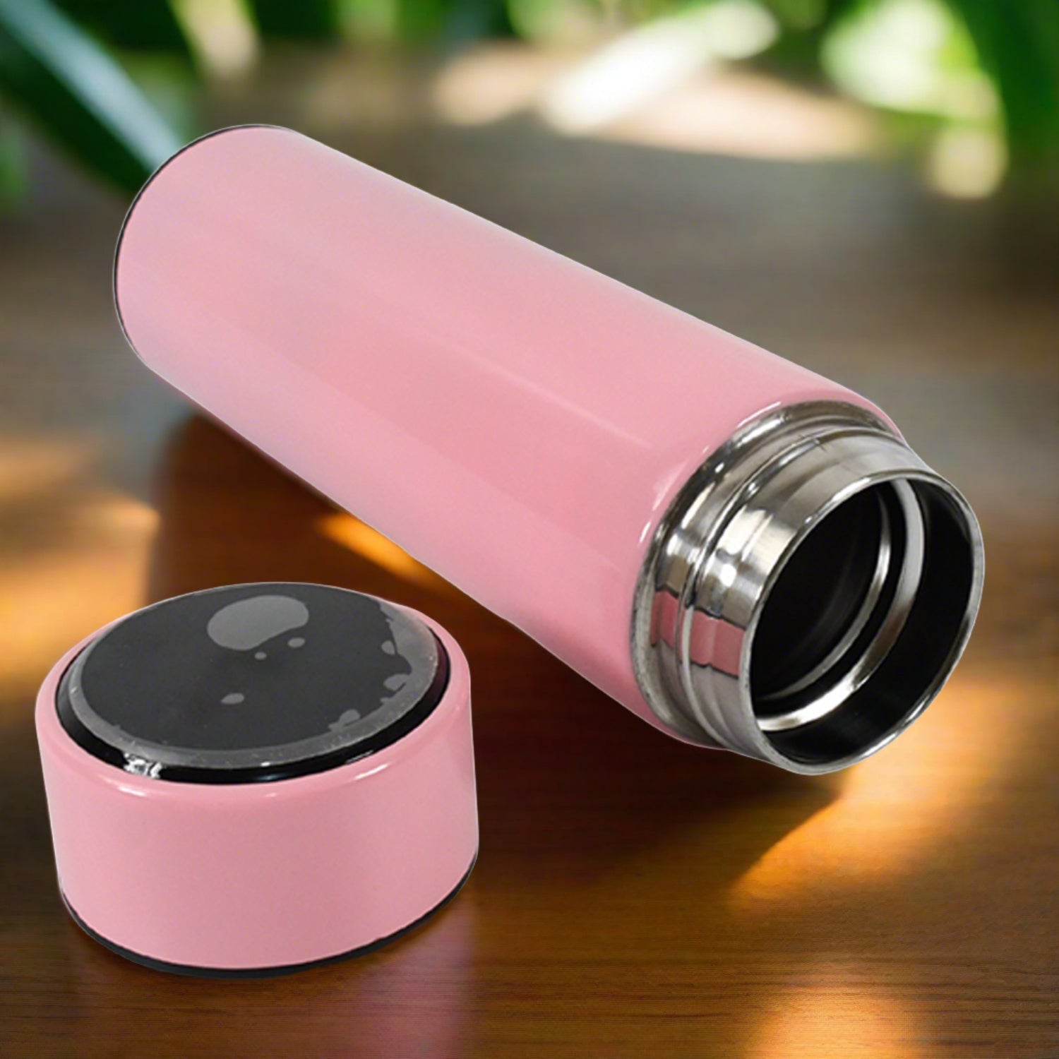 12994 Smart Vacuum Insulated Water Bottle with LED Temperature Display, Cold & Hot | Leak Proof | Office Bottle | Gym | Home | Kitchen | Hiking | Trekking | Travel Bottle (Mix Color & Design / 500 ML)