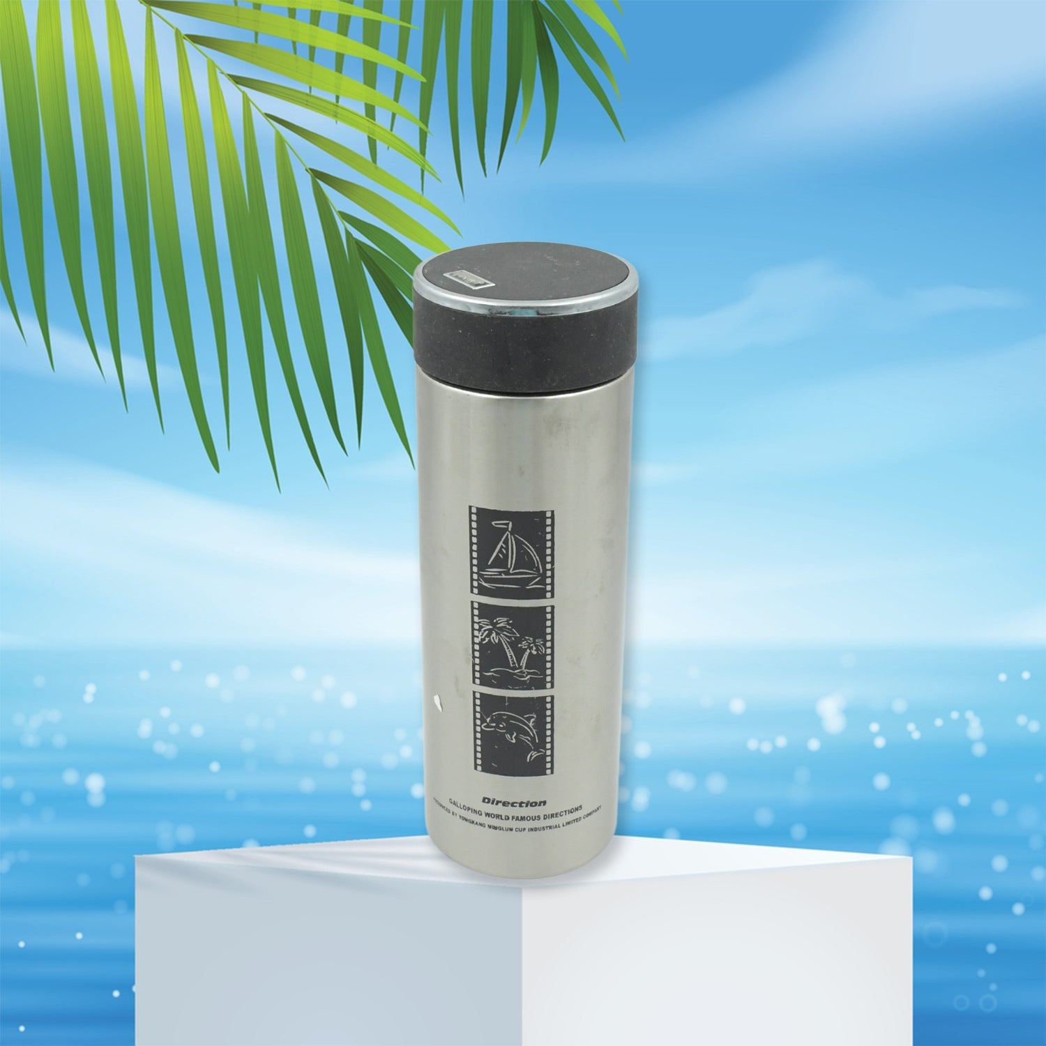 8488 STAINLESS STEEL HYDRA VACUUM INSULATED FLASK WATER BOTTLE (1 pc 420ML)