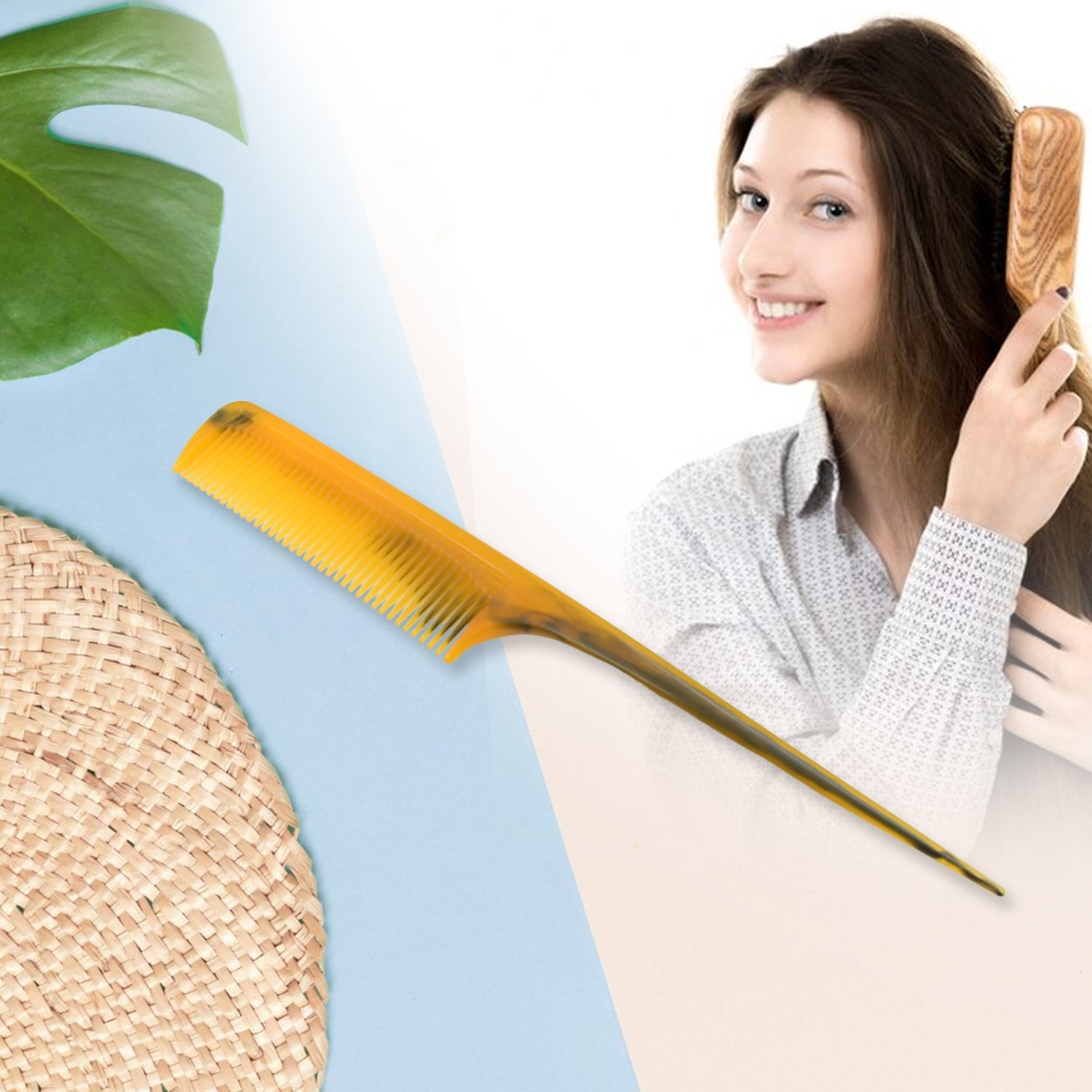 8355 Salon Hairdressing Tapered Grip Hair Comb Beauty Tool Use For Men & Women (1Pc Comb)