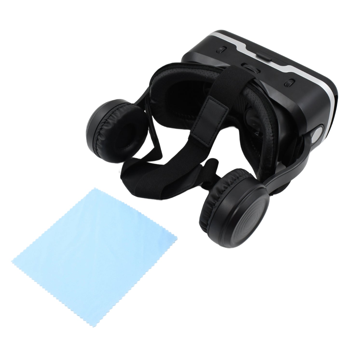 12836 3D / HD VR Glasses Virtual Reality Goggles Headset for iOS for Android Smartphone VR Goggles-For 3D VR Movies Video Games with Headphones (1 Pc)