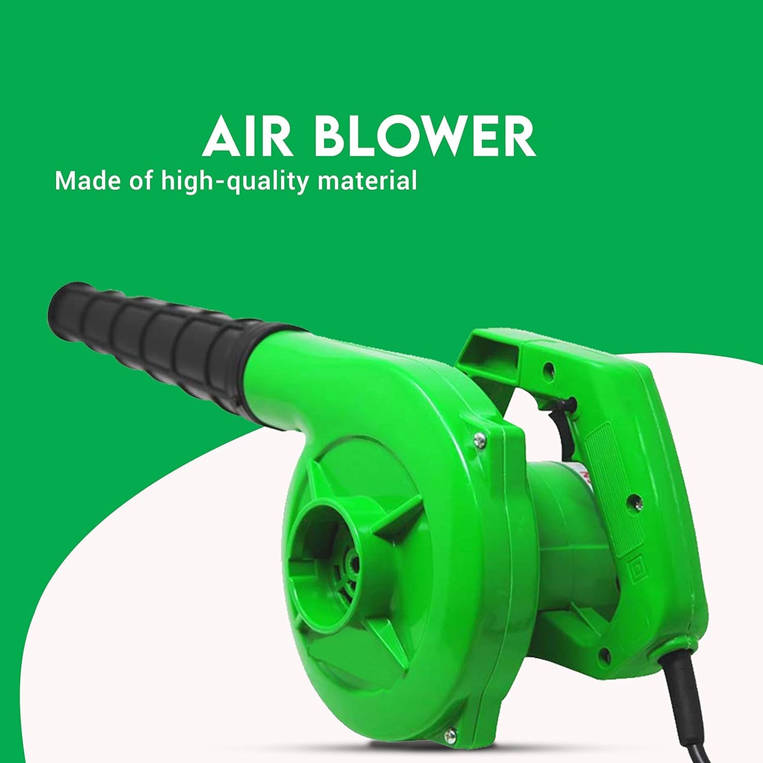 3158 650V Blower Portable rifel Range Heavy Duty air Blower, Electric Air Blower for Home/Office/Car/Pc/Computer Dust/Garage/Patio/Garden Leaf/Trash Cleaning (350W, 2.3 m3/min, 13000 RPM, Green)
