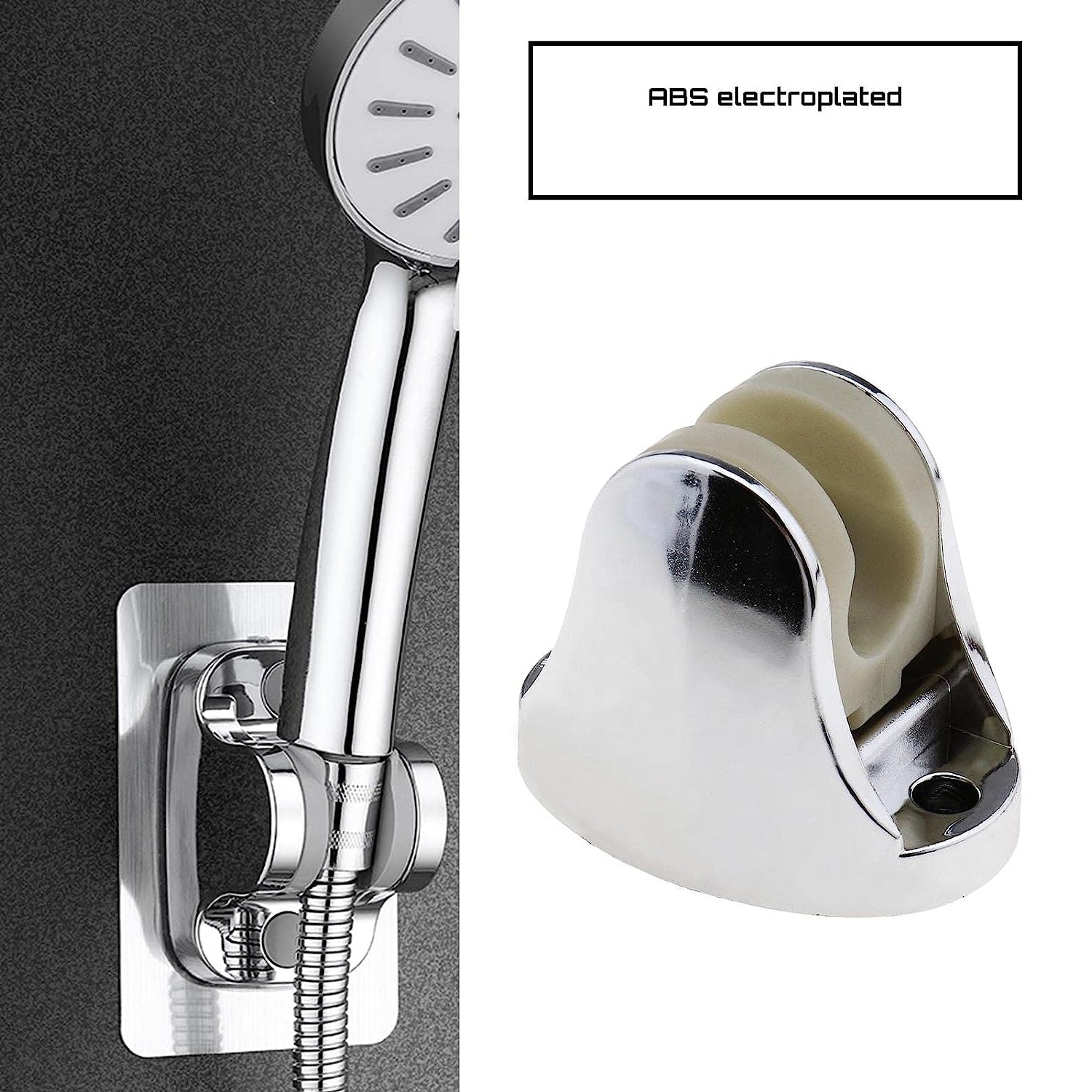 6255A Adjustable Hand Shower Holder with Fixing Screws Adjustable Bracket for Bathroom