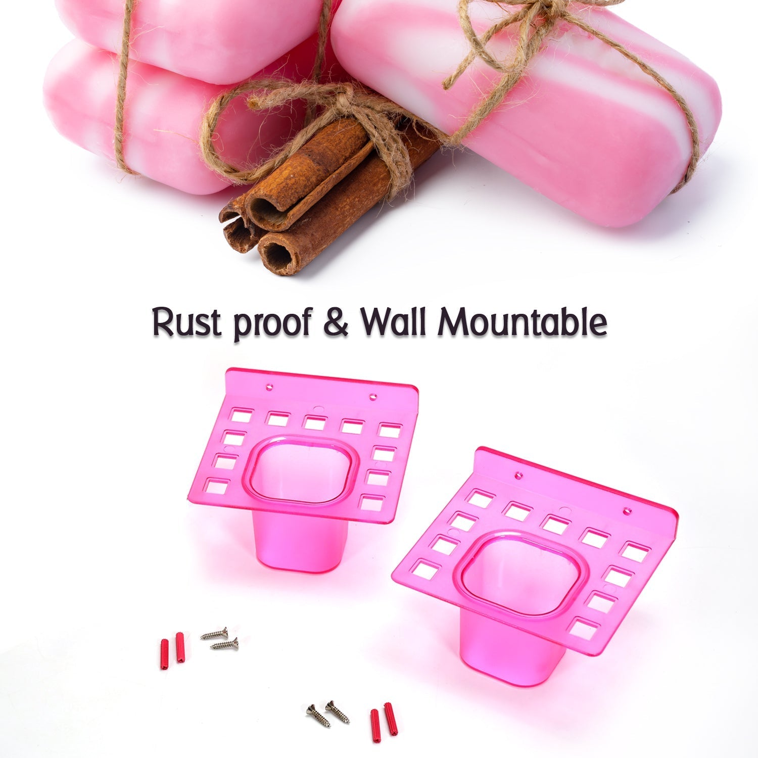 7644 2in1 Tumbler Dish & Toothbrush Holder ( 2 pcs Pack )