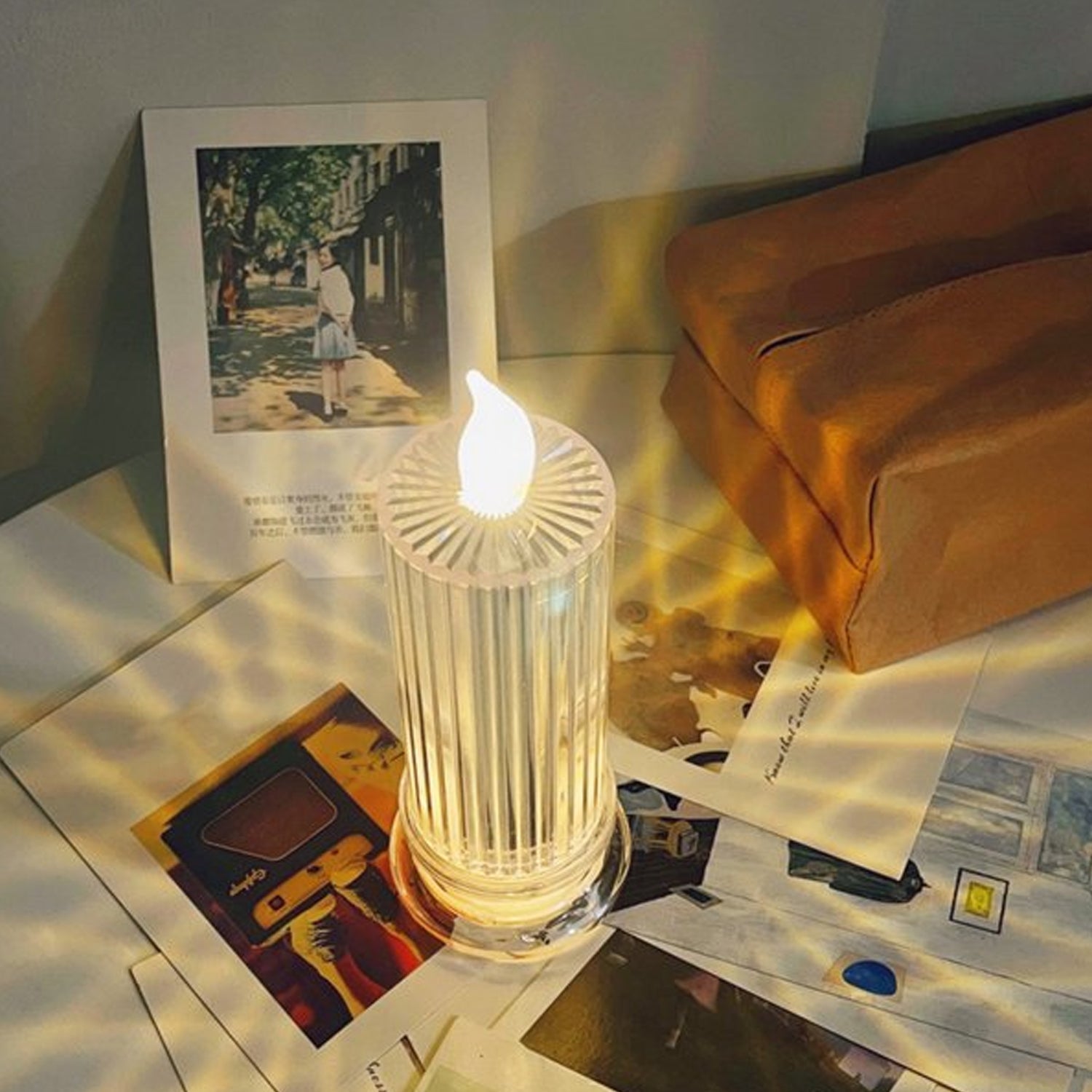 6240 Simple Candles for Home Decoration, Crystal Candle Lights