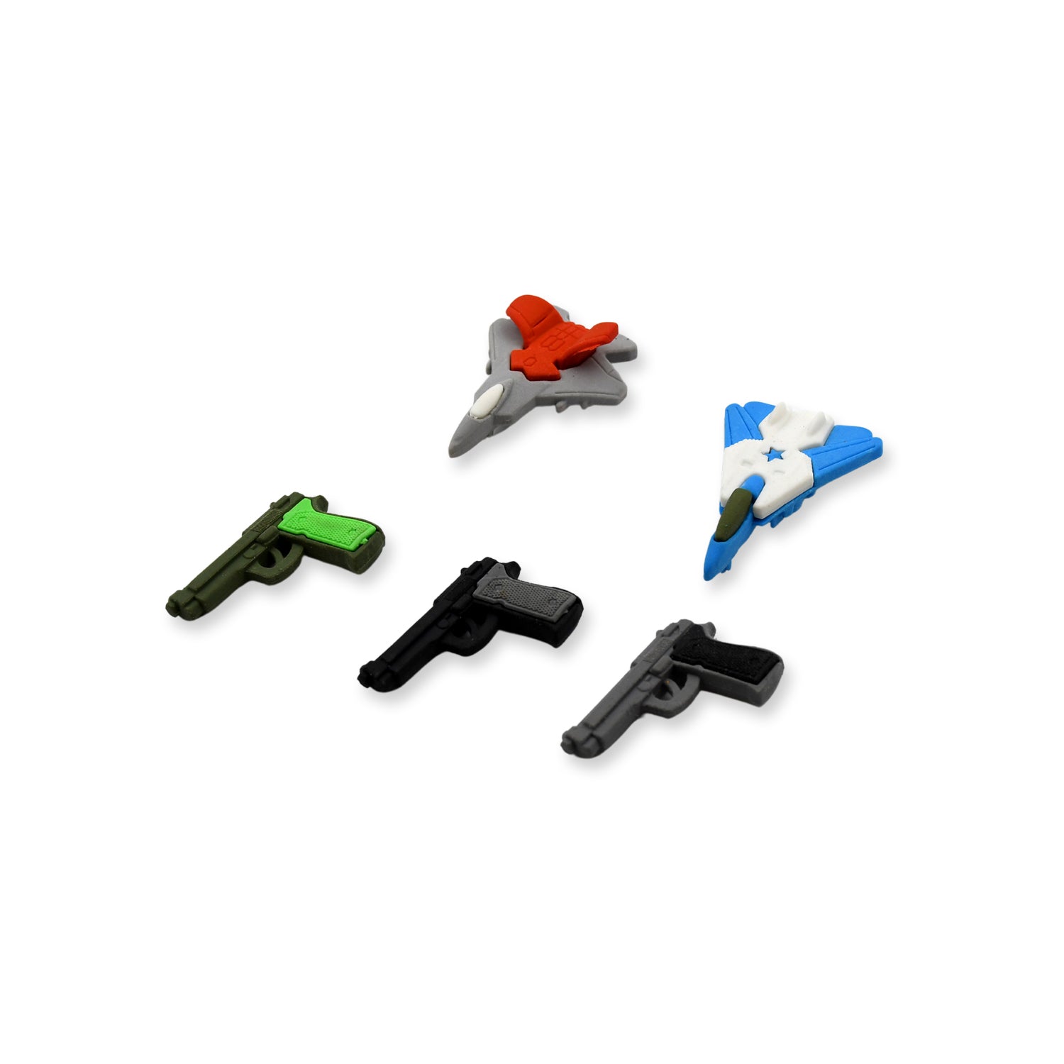 4571 Eraser for Kids| Gun & Plane Shape Eraser| Eraser Set Box| School Eraser| Stylish Eraser| Eraser for Kids School| Eraser for Artist| Cute| Birthday Gifts for Kids, Birthday Return Gifts (5 Pc set)