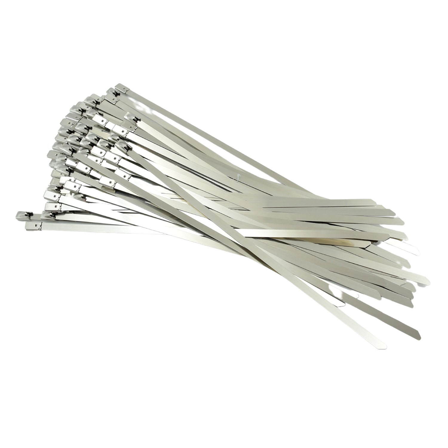 Stainless Steel Cable TIE Used for Solar, Industrial and Home Improvement Multipurpose HIGH Strength, Self-Locking Zip Ties, Multi-purpose Tie, Portable Rustproof 100Pcs Wide Application Zip Tie Set for Building ( 4.6x200MM & 4.6x100MM / 100 pcs Set)