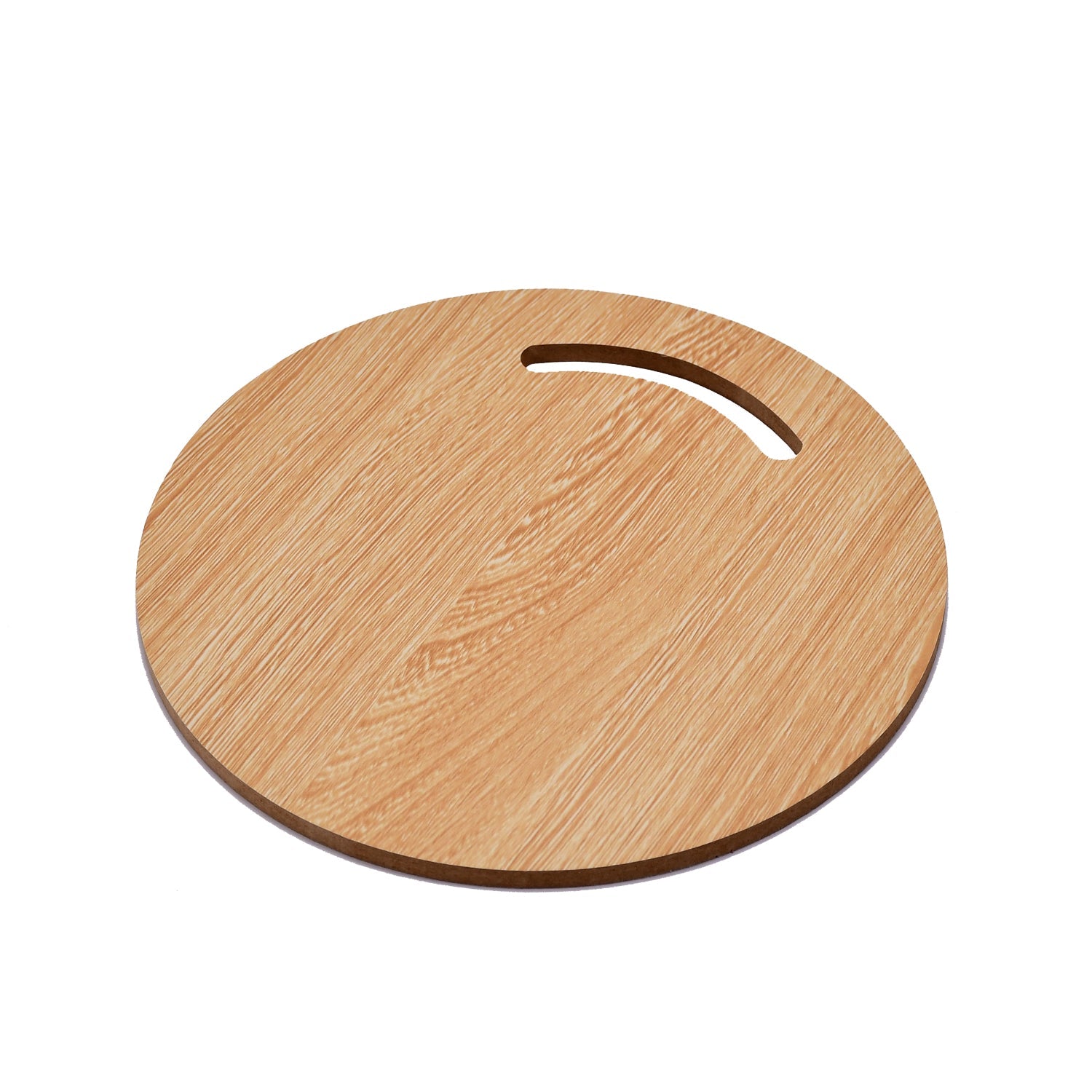 7123 Wooden Round Chopping Board For Chopping Fruit & Vegetable