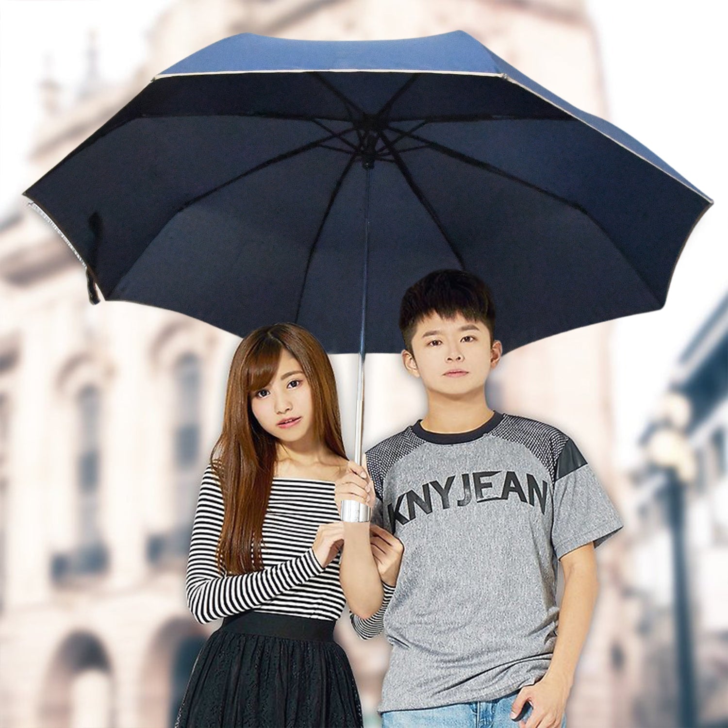 3-Fold Umbrella Summer Sun and Rain Protection Foldable Cute Umbrella || UV Protection Rain Sun Umbrella || Travel Accessories || Umbrella for Children, Girls, and Boys (1 Pc