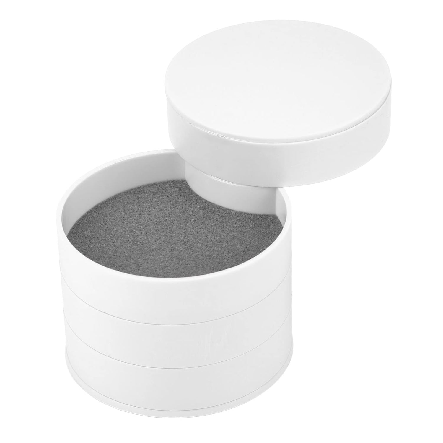 4091 4 Layers Jewellery Box, 360 Degree Rotating Jewelry Box, Jewelry and Earring Organizer Box with Mirror, Accessory Storage Box