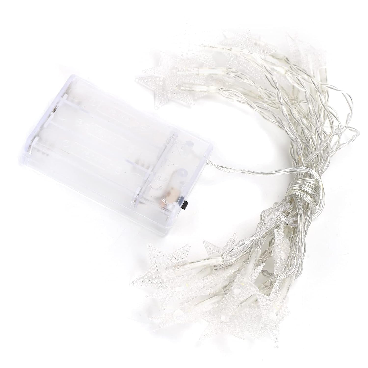 6603 28 LED / Star 3.9 Meter Star Shape Led Light Battery Operated with Flashing Modes for Home Decoration, Kids Room, Waterproof Diwali & Wedding LED Christmas Light Indoor and Outdoor Light ,Festival Decoration (Multicolor Battery Not Included 3.9Mtr)