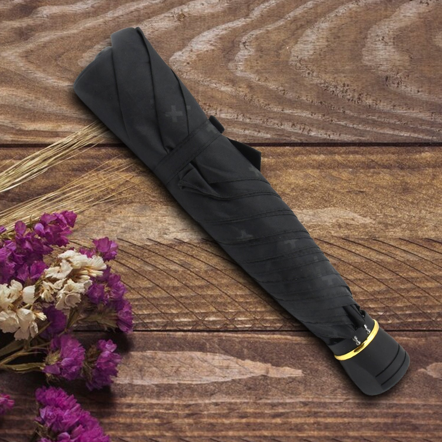 3-Fold Sun Protective Solid Foldable Outdoor Umbrella, Portable Sun, UV Protection Lightweight Rain Umbrella For Girls, Women, Men, Boys (1 pc)