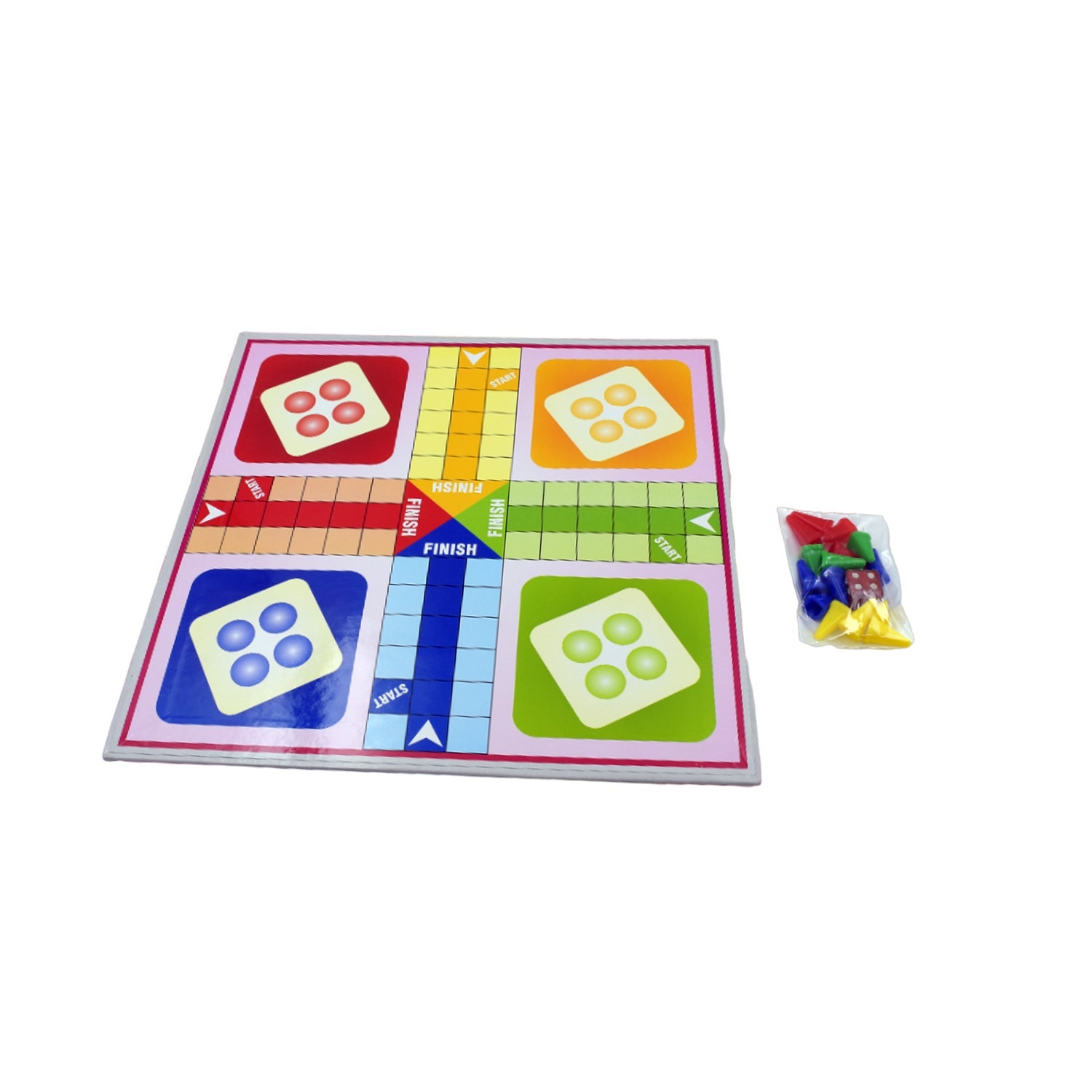 4366 Family Board Game with Two Modes | Two Side Different Ladder, Ludo Games for Children and Families | 2 to 4 Players - Age 3 Years and Above (2 in 1)