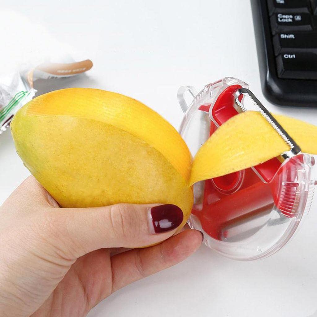 2937 3 in 1 Multi Function Three Use Rotary Hanging Round Planer Peeler and Cutter Vegetable Slicer Kitchen Tools Kitchen Gadgets