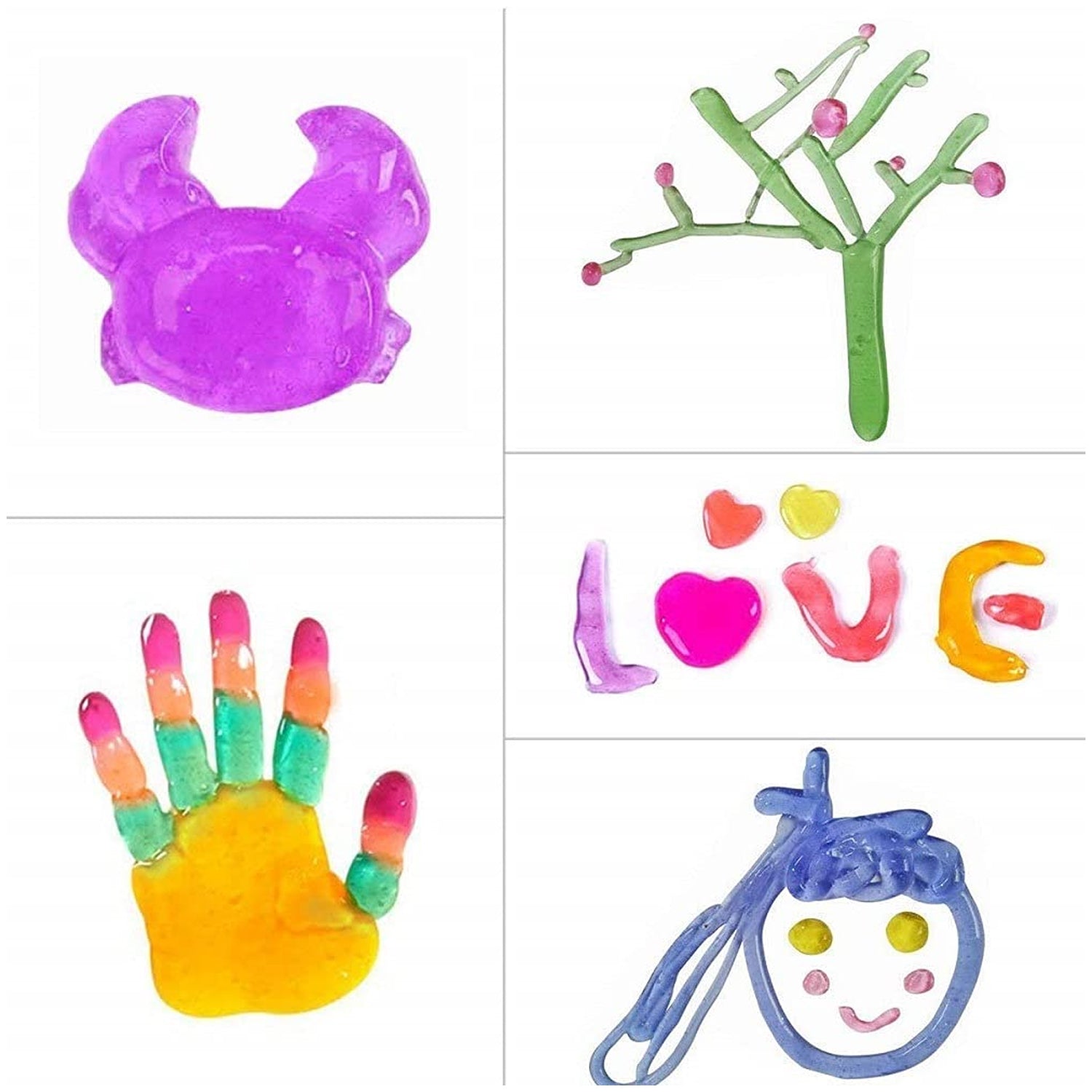 8089 Soft Jar Slime Combo of Crystal Slime