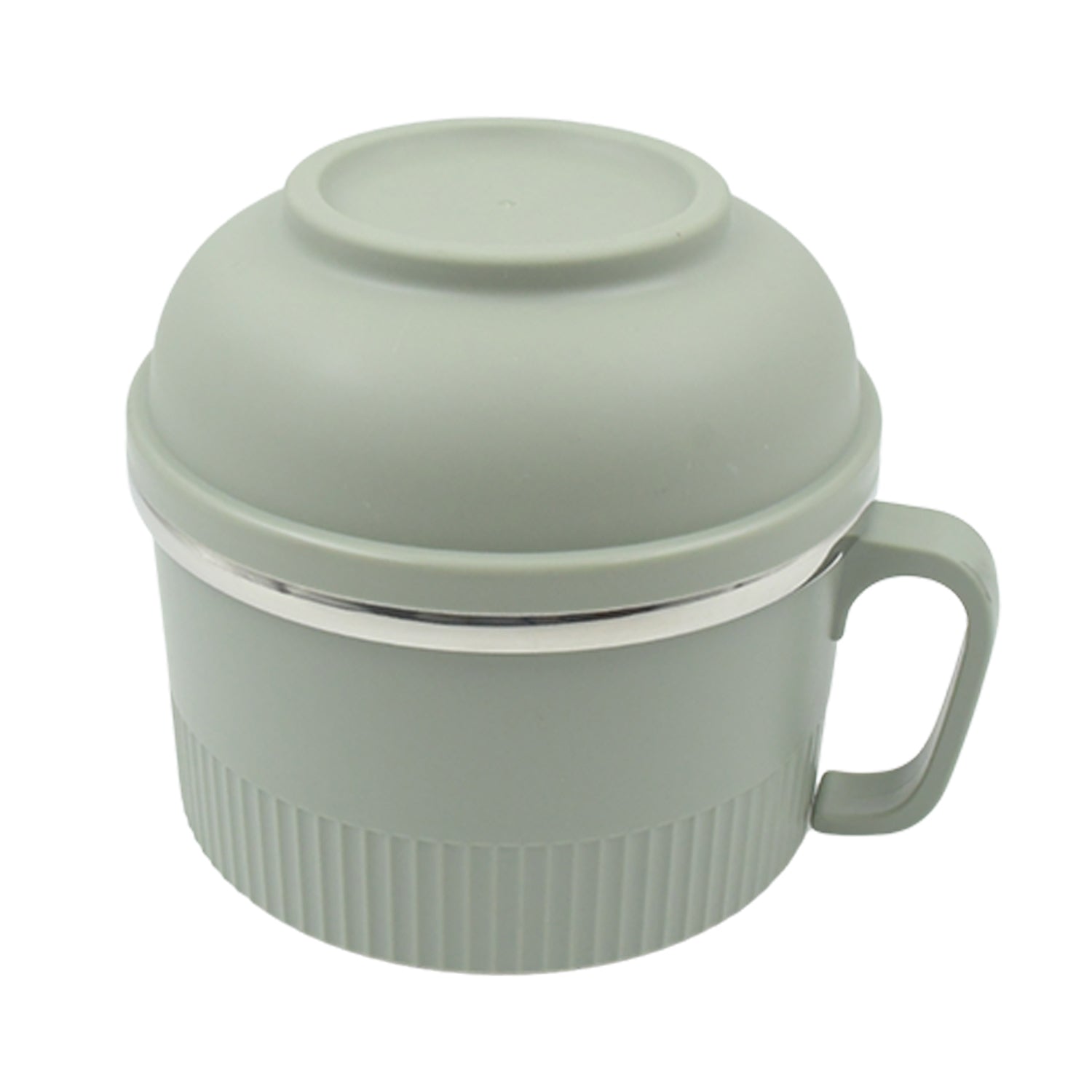 5843 Vacuum Food Flask, Insulation Large Capacity Double Layer Structure Non Slip Labor Saving and Safe Stainless Steel Inner Tank Lunch Box/ Noodle Bowl for Camping Picnic for School Office Outdoor (1 Pc)