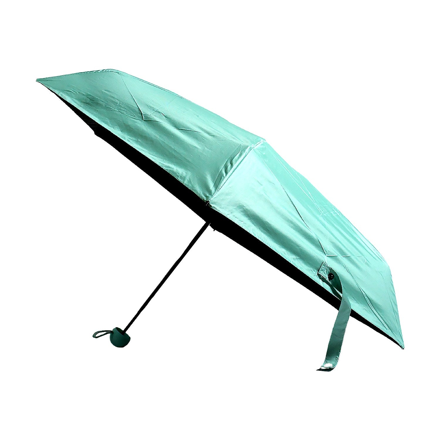 9534 5 Fold Manual Open Umbrella With Capsule Case | Windproof, Sunproof & Rainproof with Sturdy Steel Shaft & Wrist Straps | Easy to Hold & Carry | Umbrella for Women, Men & Kids