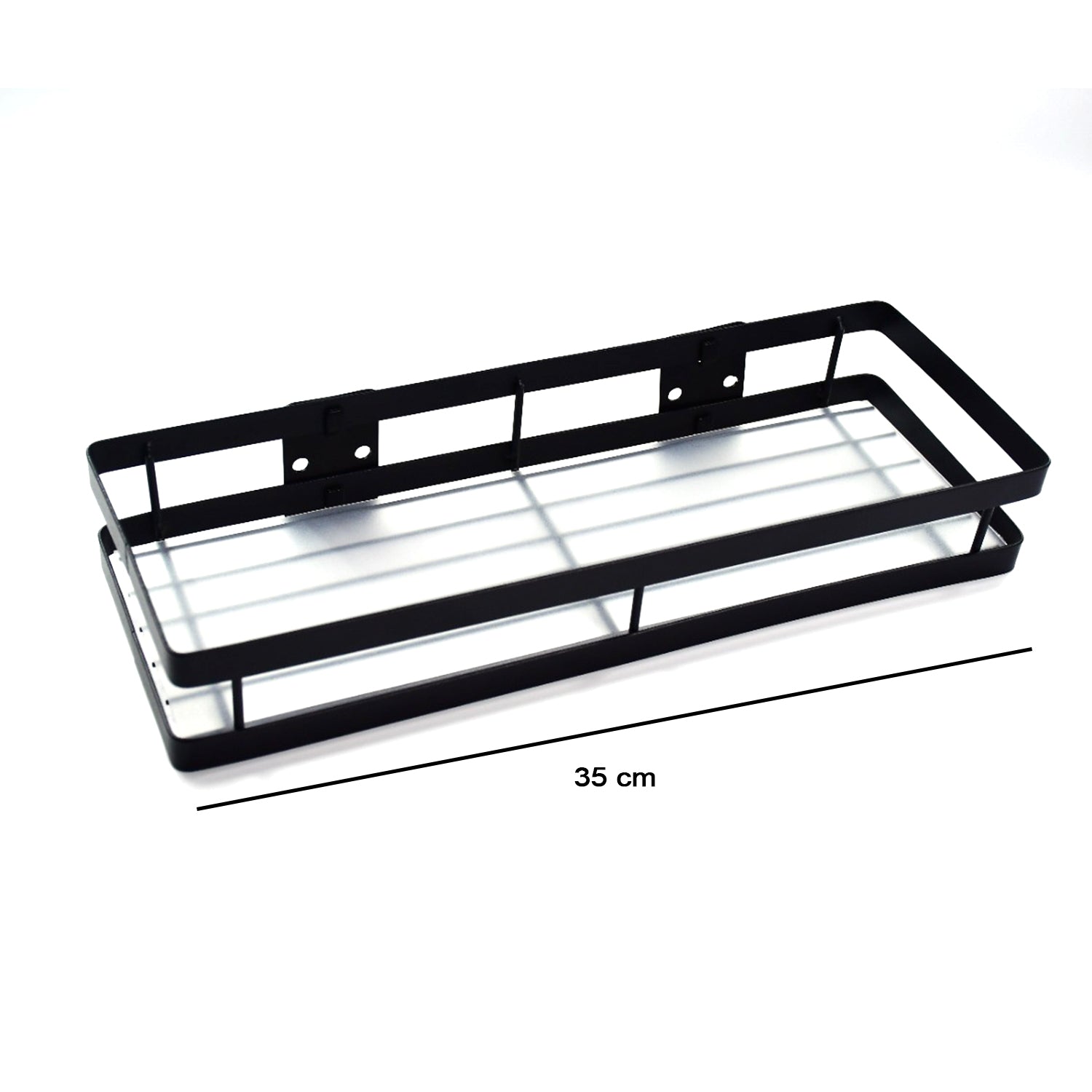 4924 35cm Metal Space Saving Multi-Purpose Kitchen Spice Rack Storage Organizer Shelf Stand .