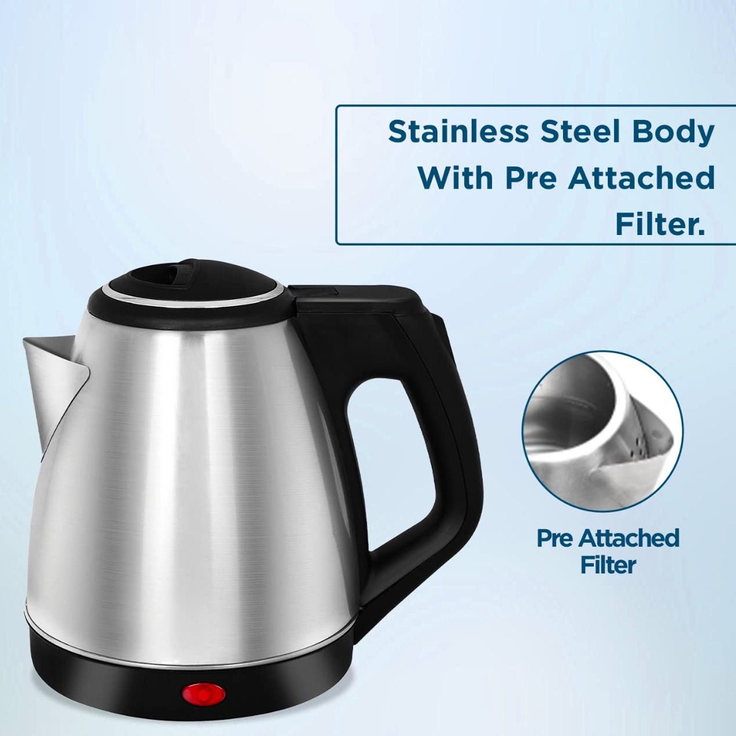 2151A Electric Kettle | Super fast Boiling | 2Litres | Water Tea Coffee Instant Noodles Soup