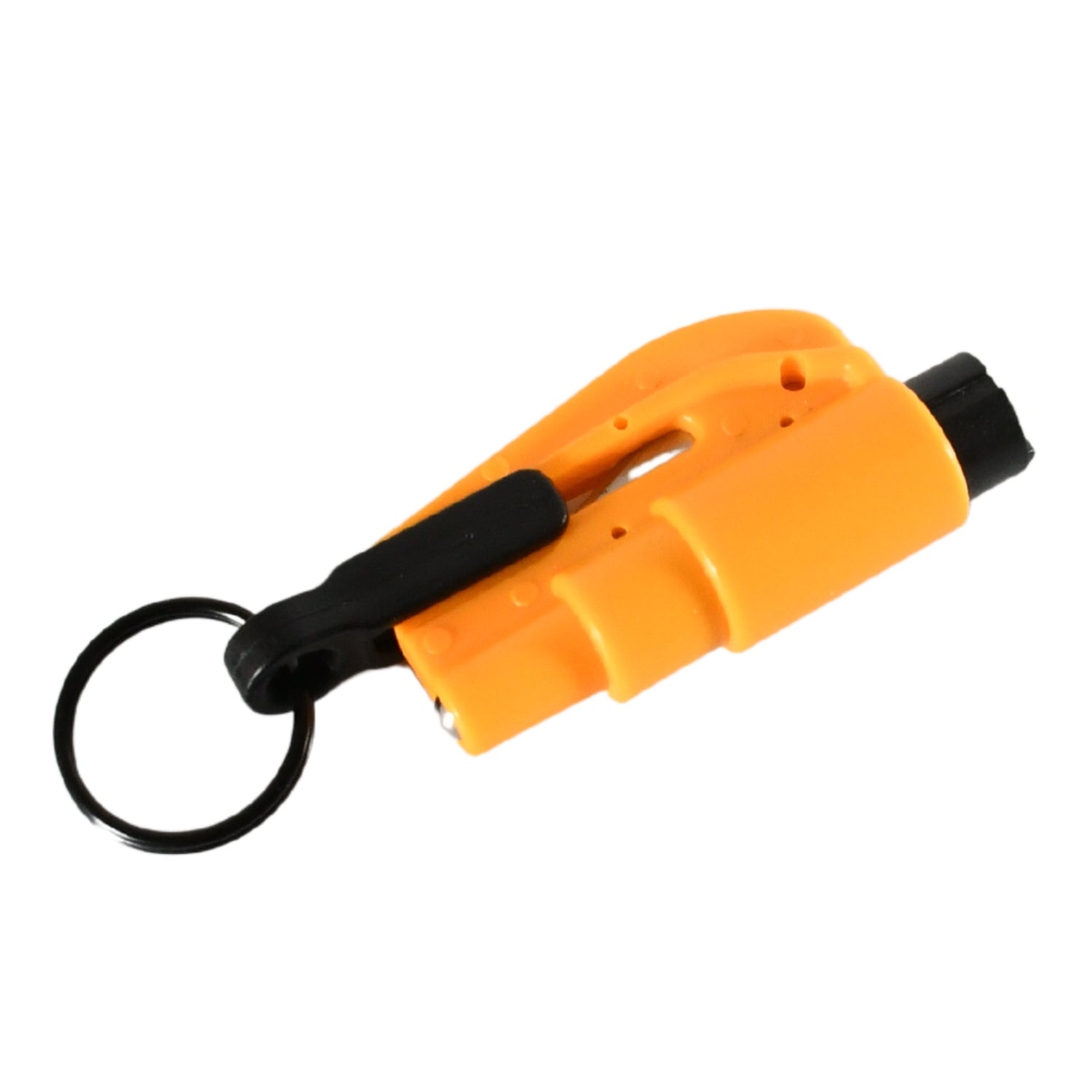 8761 2 in 1 Emergency Safety Cutter with Key Chain, Small Portable Handy Emergency Safely Glass Breaking & Seat Belt Cutting Keychain Tool