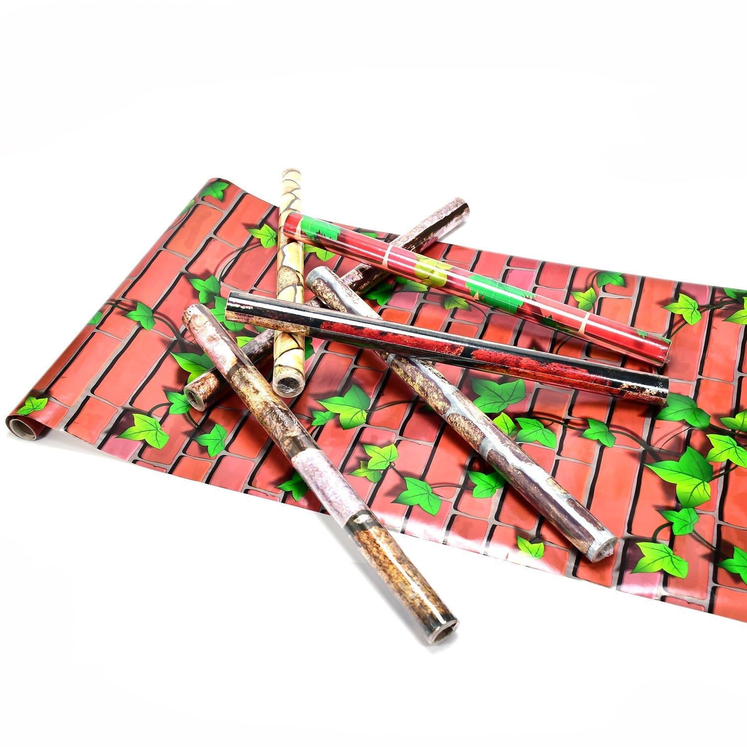 9120 Wall Stickers DIY Wallpaper Decal 3D Self Adhesive House Office Decorative, Living Room, Hall, Kitchen Shelf Contact Paper Interior