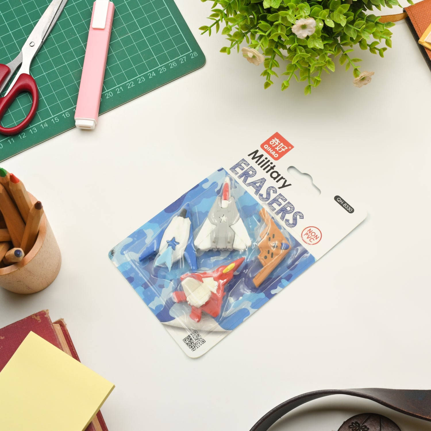 4360 Eraser for Kids| Gun & Plane Shape Eraser| Eraser Set | School Eraser| Stylish Eraser| Eraser for Kids School| Eraser for Artist| Cute| Birthday Gifts for Kids, Birthday Return Gifts (4 Pc set)