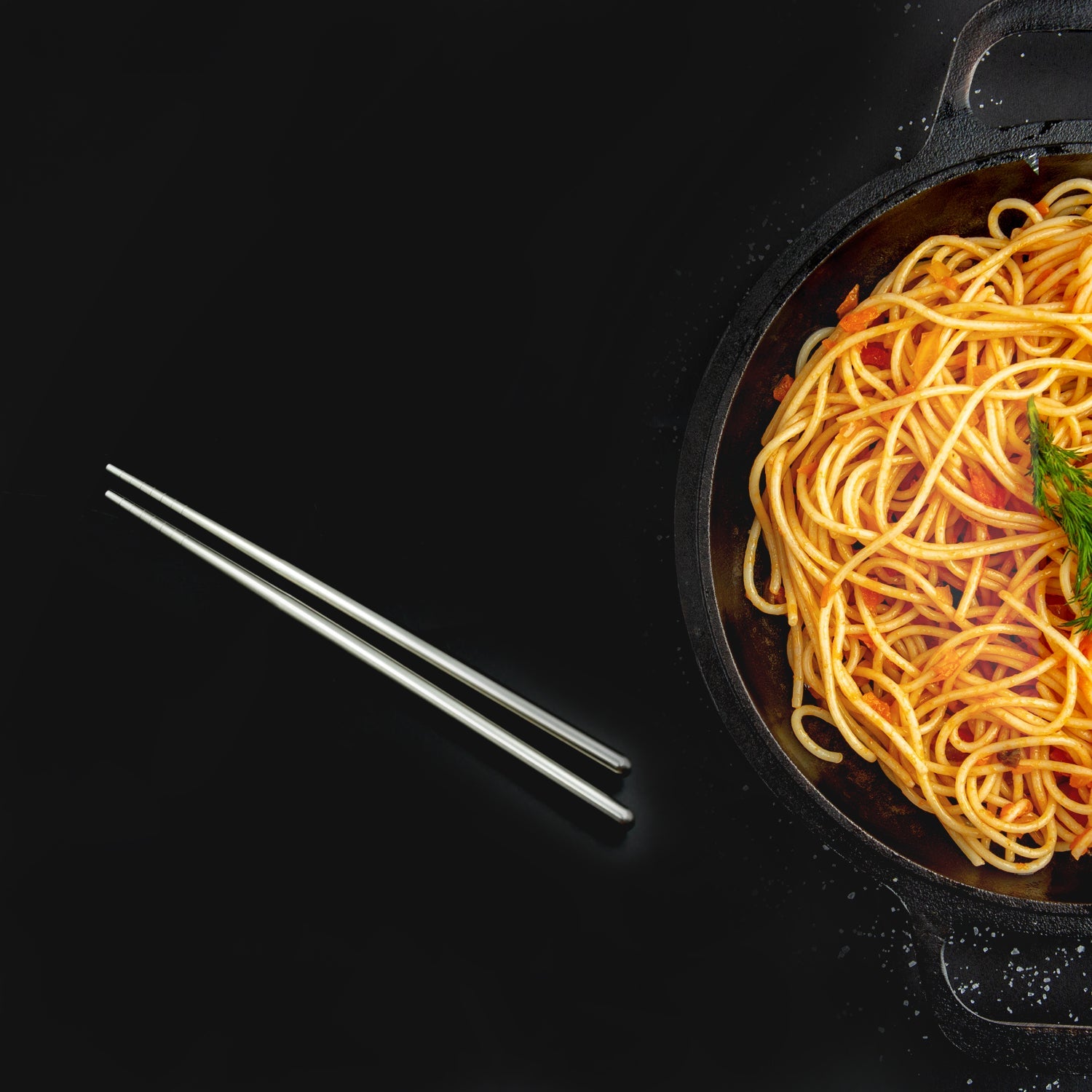 5820 Picnic Dinner Spoon Fork Chopsticks Cutlery Tablewares Set Traveling Spoon Set High Quality Cutlery Set (4 PC / 1 Set )