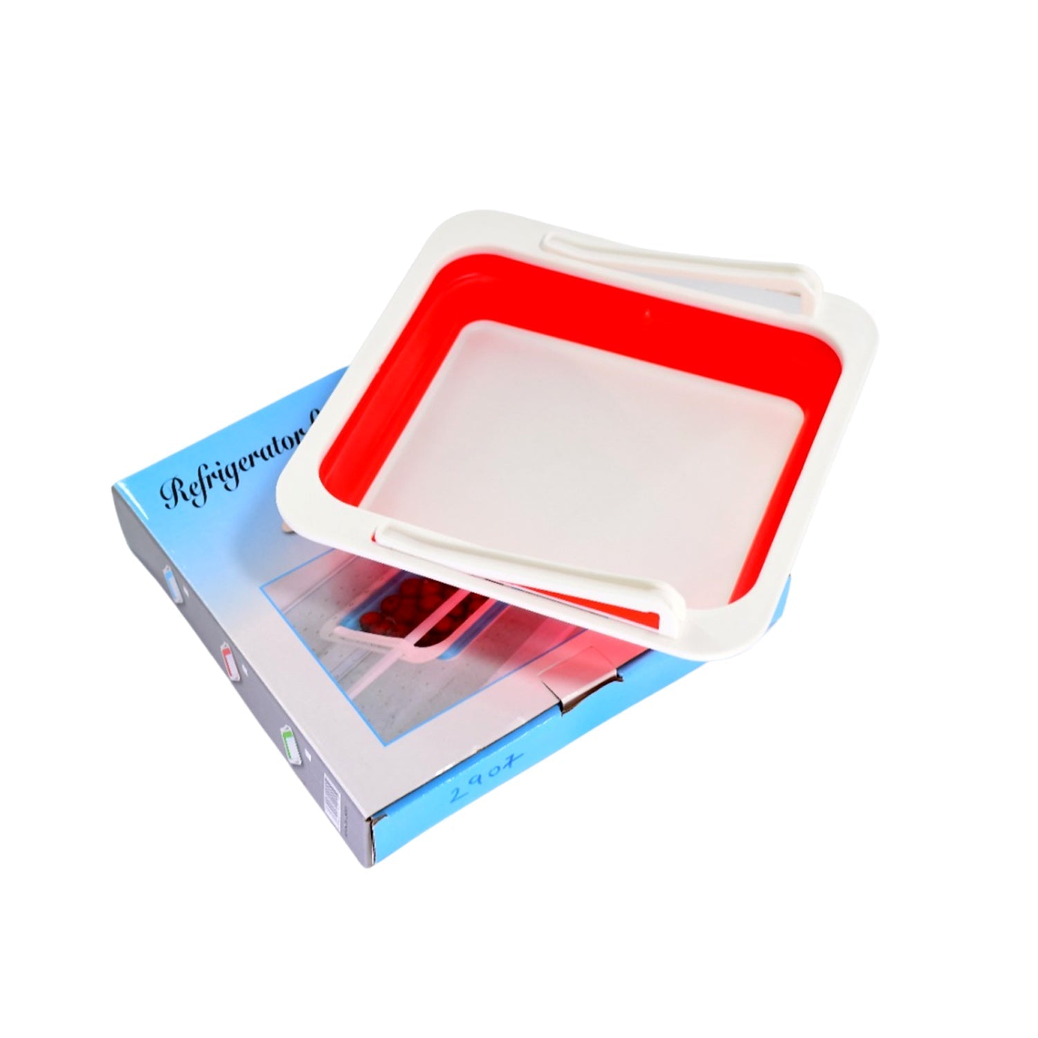 2907 Refrigerator Folding Storage Box Fridge Storage Basket, Fridge Racks Tray Sliding Storage Racks