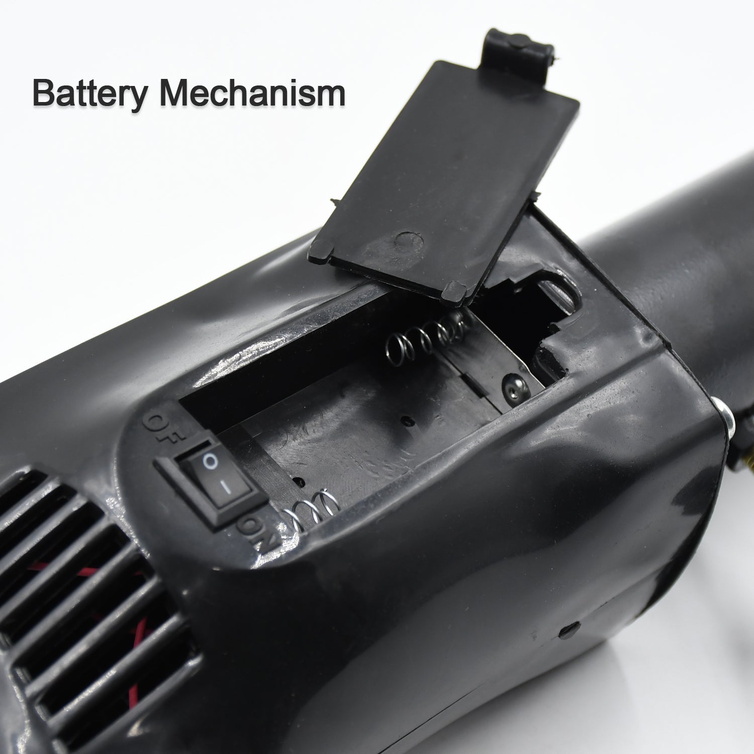 4518A PYRO PARTY METAL GUN HAND HELD GUN TOY FOR PARTIES FUNCTIONS EVENTS AND ALL KIND OF CELEBRATIONS, PLASTIC GUN, (PYROS NOT INCLUDED)