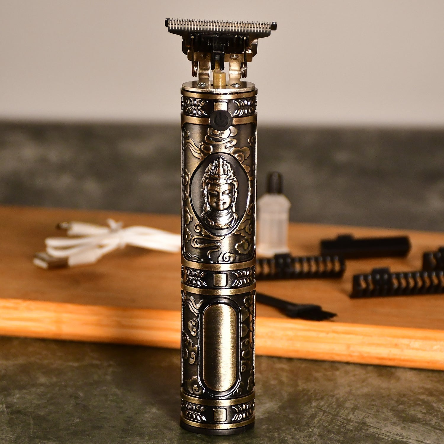 6328 Electric shaving machine dry shaving for men - hair shaving and trimming beard With adjustable blade clipper.