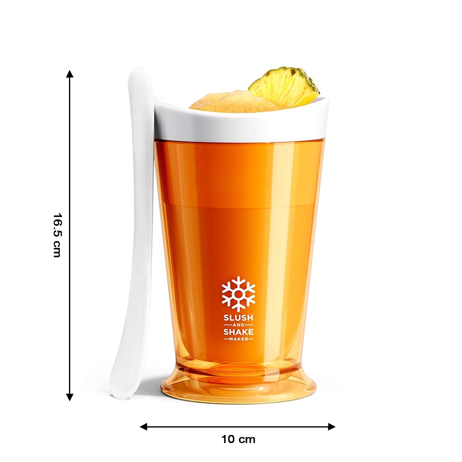 6820 Slush and Shake Maker, Compact Make and Serve Cup with Freezer Core Creates Single-serving Smoothies, Slushies and Milkshakes in Minutes, BPA-free, Gift Box.