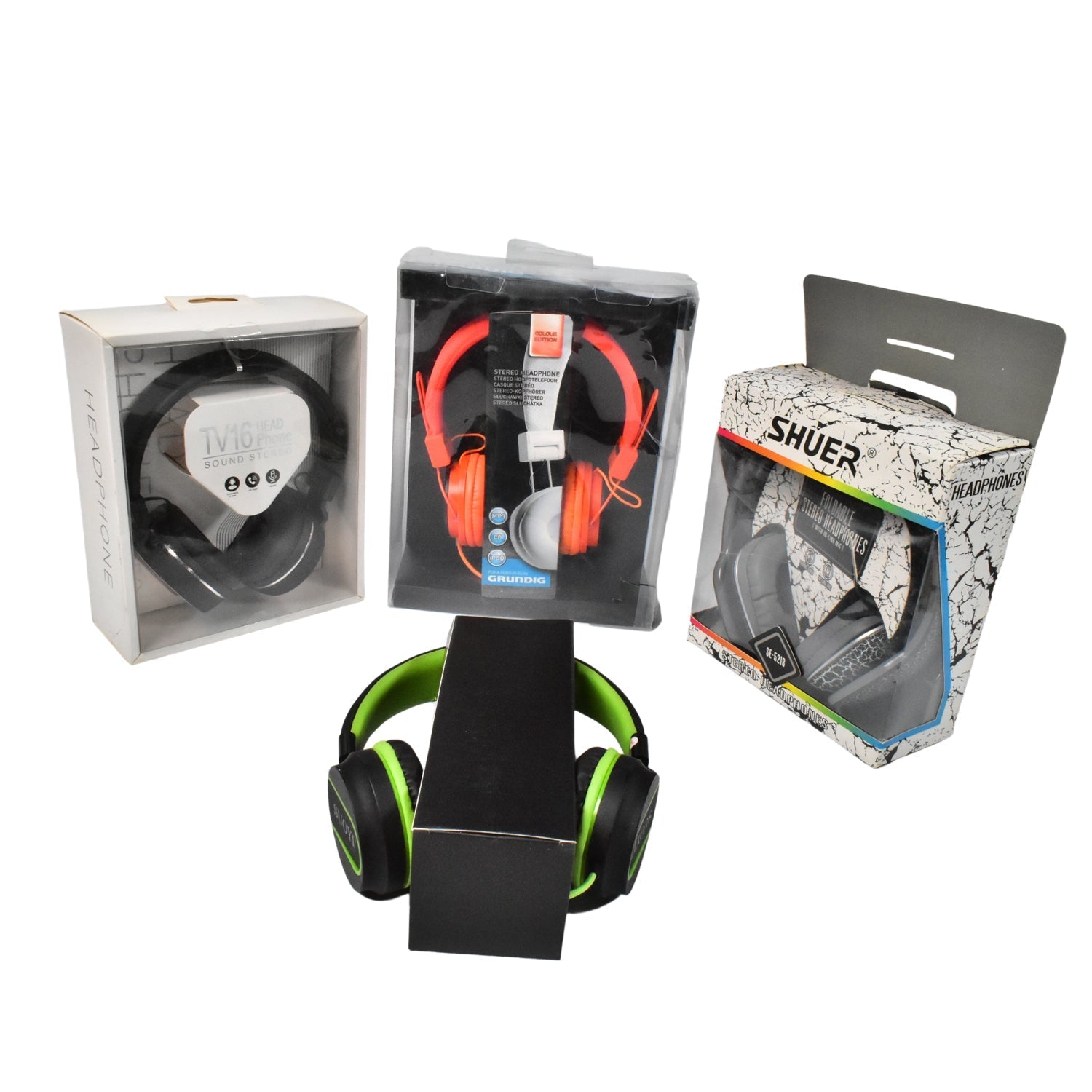 6389 Wired On Ear Headphones With Mic With 3.5 Mm Drivers, In-Built Noise Cancelling, Foldable And Adjustable For Laptop/ Pc / Office / Home