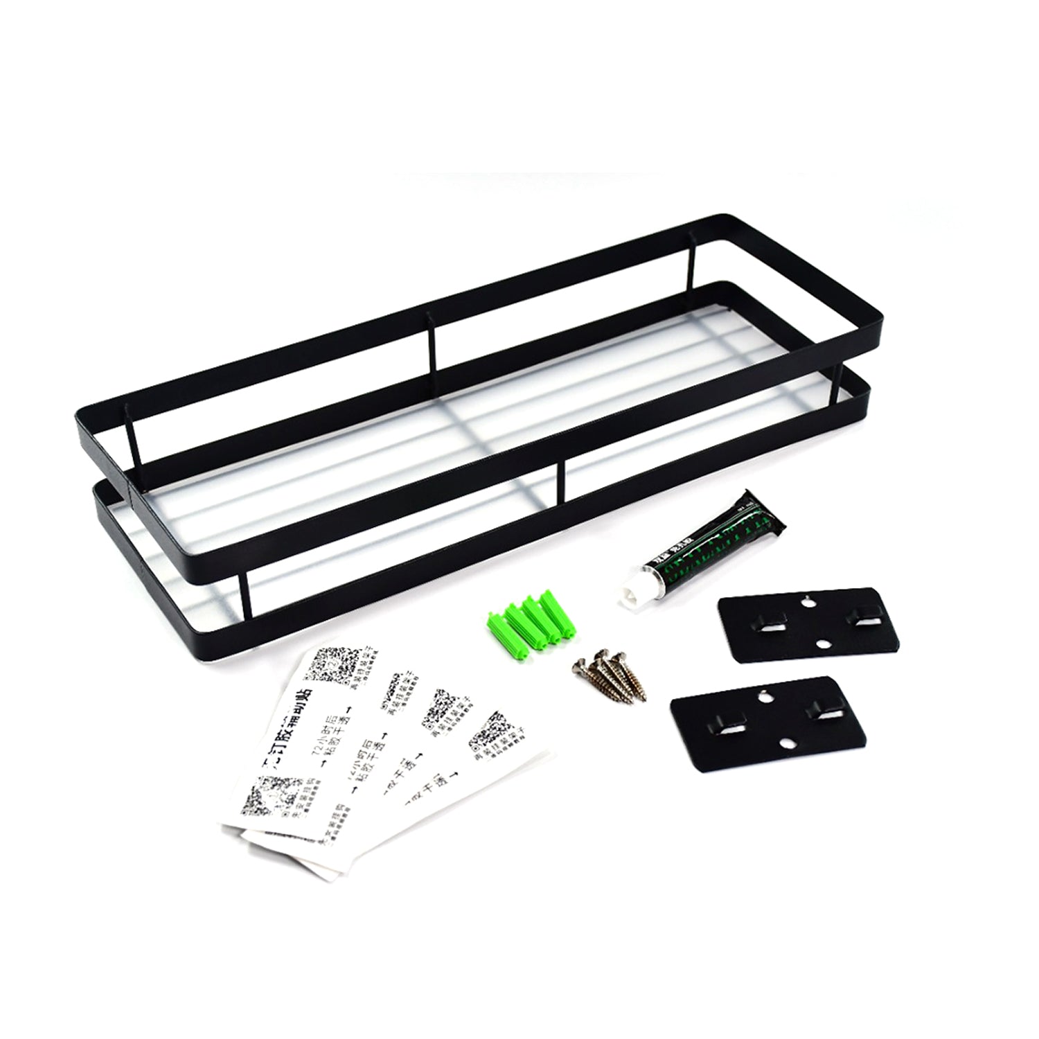 4924 35cm Metal Space Saving Multi-Purpose Kitchen Spice Rack Storage Organizer Shelf Stand .