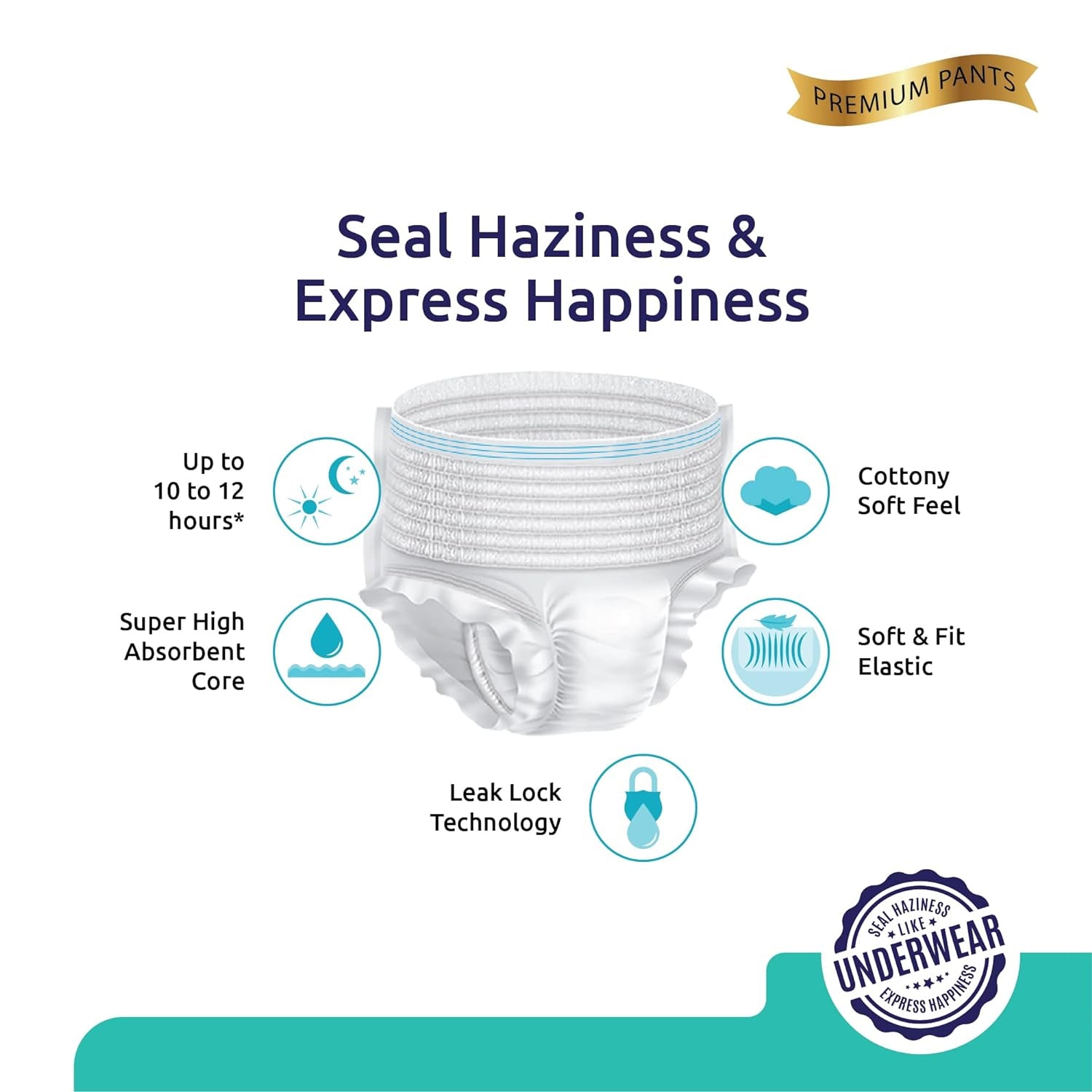 0964 Extra Large - XXL Senior care Adult Pull Up Diaper Pants(Waist Size (120-170 Cm | 47 -67 Inch) (10*4 Pcs) Adult Diapers - XL - XXL (10 Pieces)