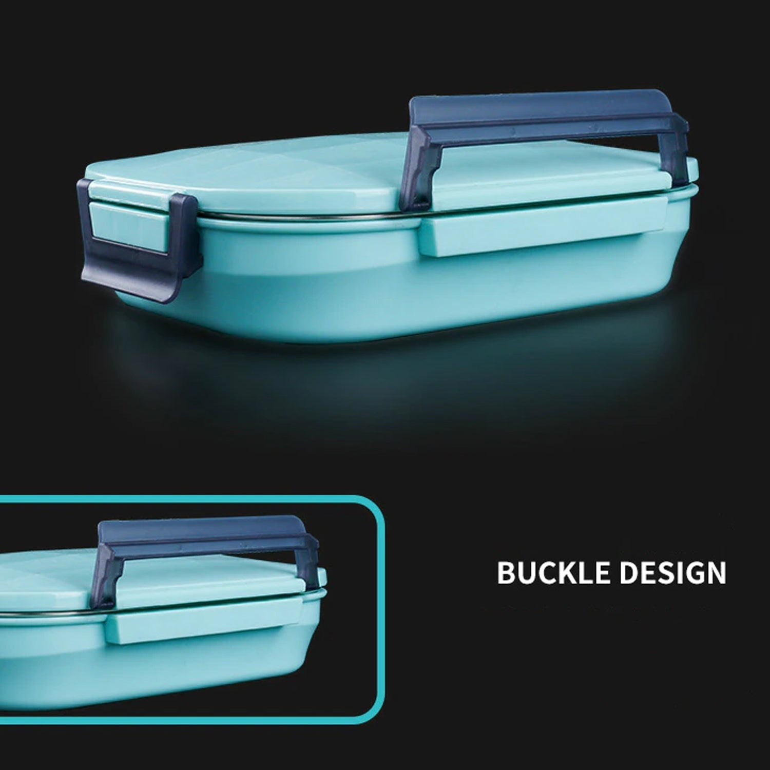 2978 Lunch Box for Kids and adults, Stainless Steel Lunch Box with 4 Compartments.