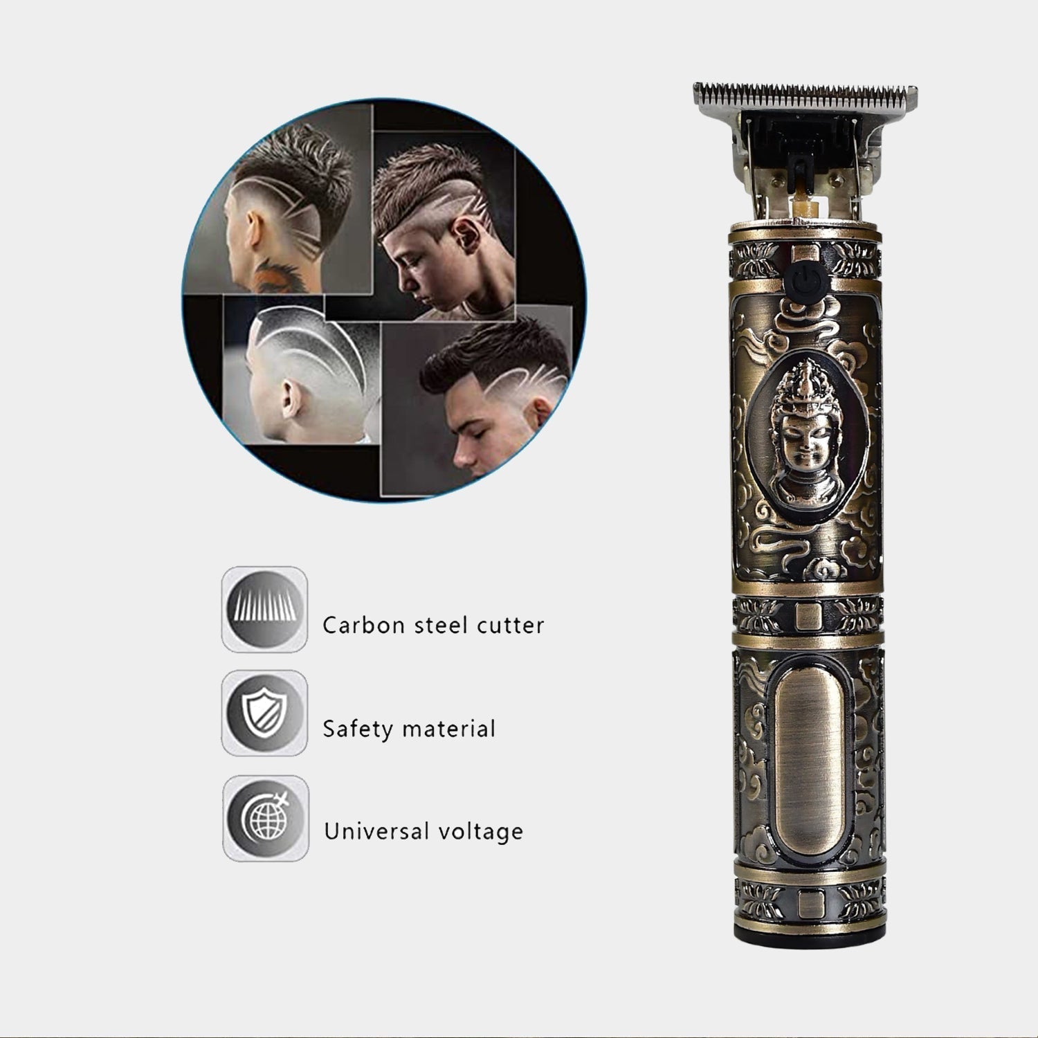 6328 Electric shaving machine dry shaving for men - hair shaving and trimming beard With adjustable blade clipper.