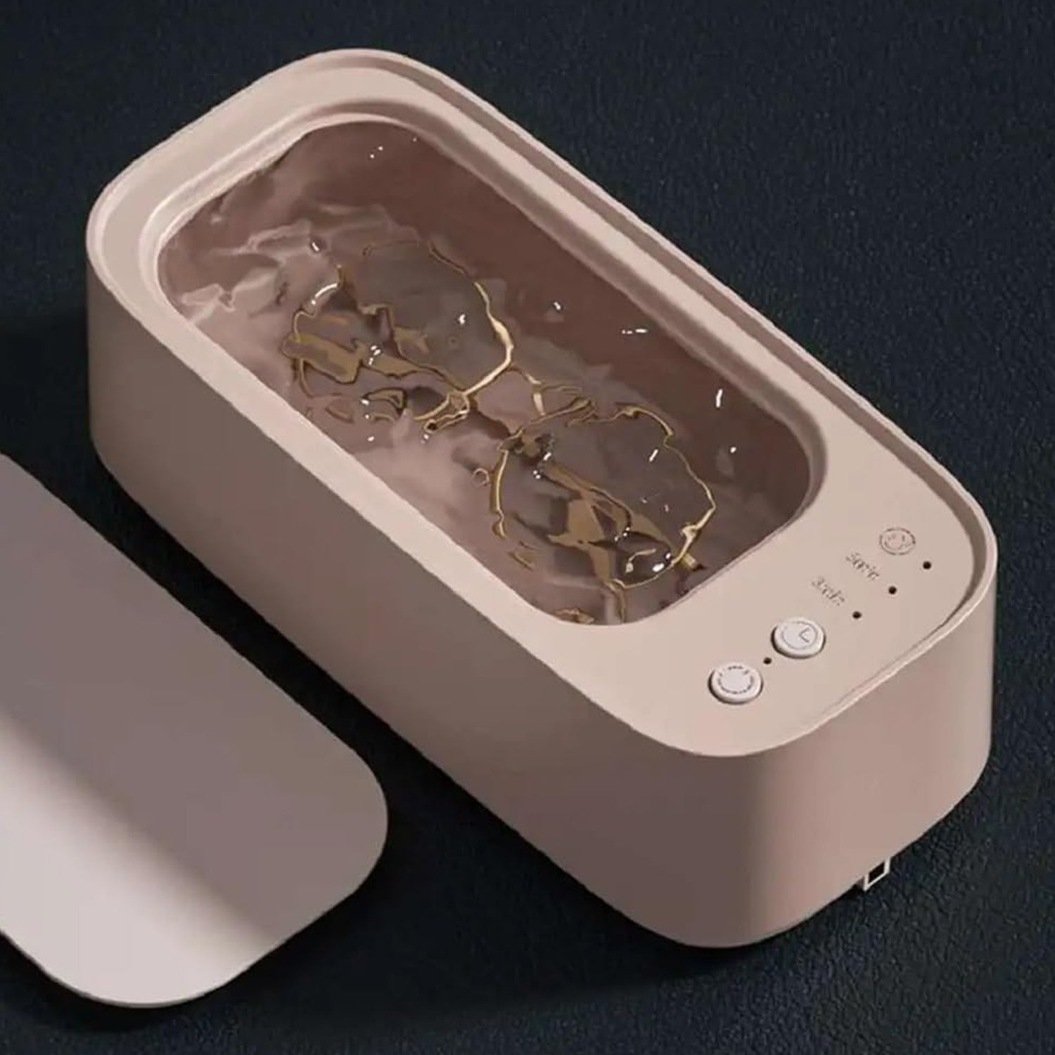 12916 Ultrasonic Jewelry, Cleaner, Ultrasonic Cleaning Machine, Portable Jewelry Cleaning Machine for Jewelry, Ring, Silver, Retainer, Glasses, Watches, Coins, High Frequency Vibration Machine google/ optical cleaner machine (USB Operated)