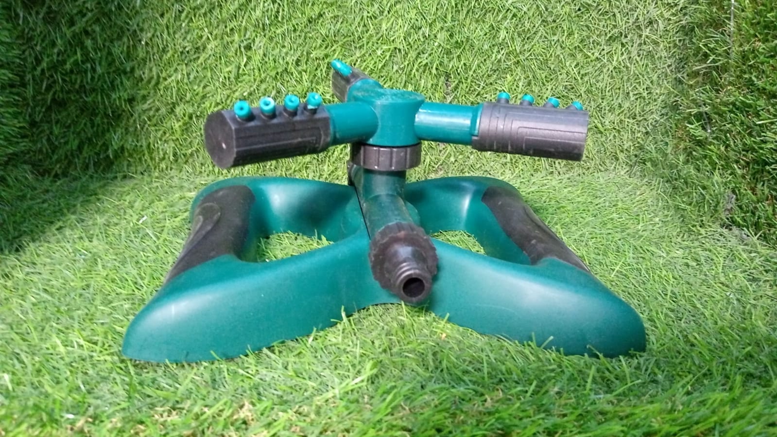 7482 360 Degree 3 Arm Sprinkler for Watering Garden and Lawn Irrigation Yard Water Sprayer