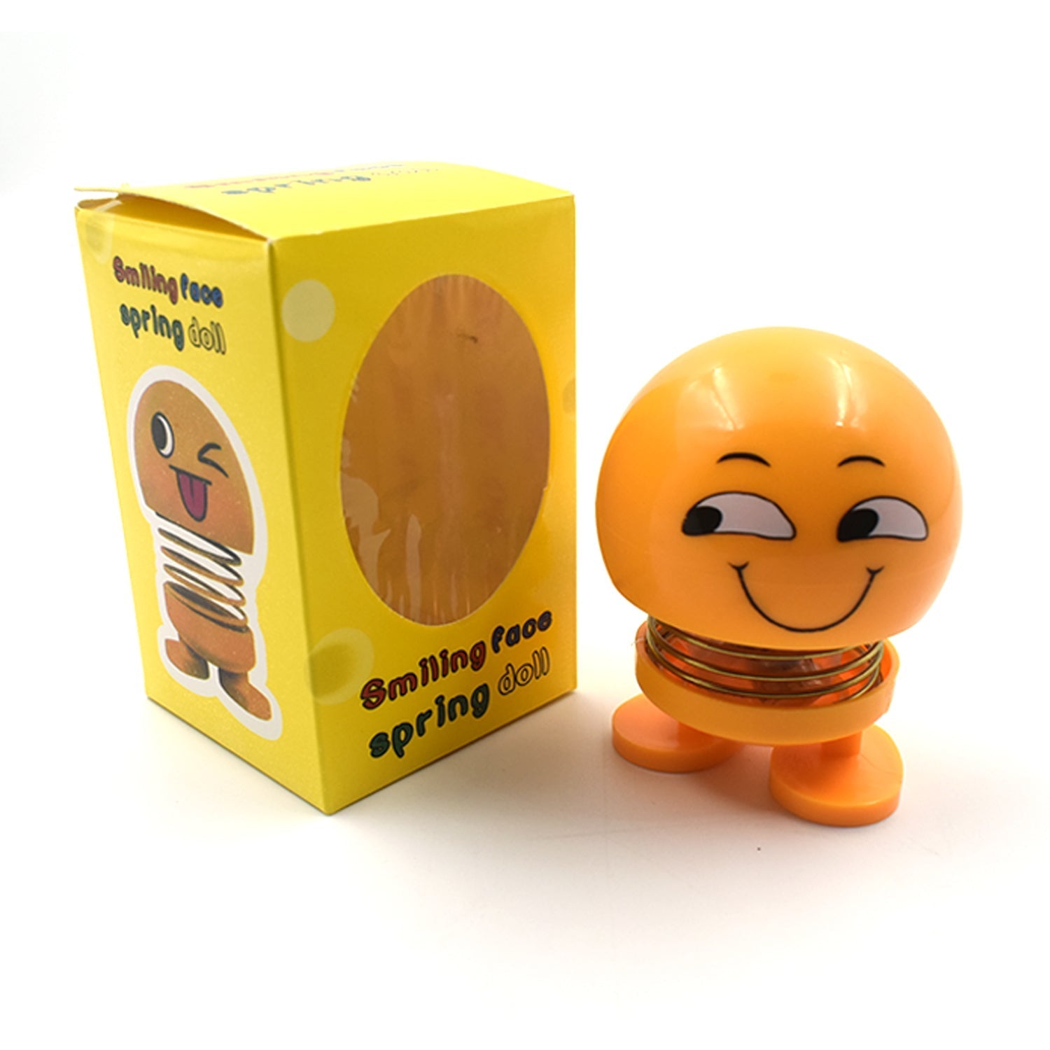 4714 Emoji Shake Car Dashboard Doll Dance for Car interior Decoration With LED Light