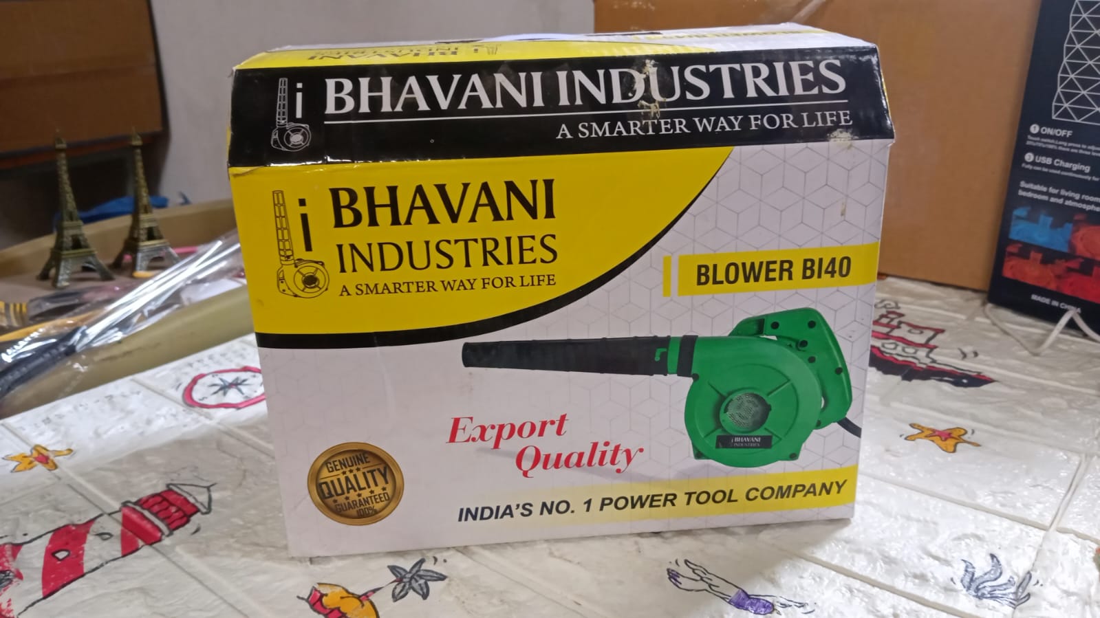 3158 650V Blower Portable rifel Range Heavy Duty air Blower, Electric Air Blower for Home/Office/Car/Pc/Computer Dust/Garage/Patio/Garden Leaf/Trash Cleaning (350W, 2.3 m3/min, 13000 RPM, Green)