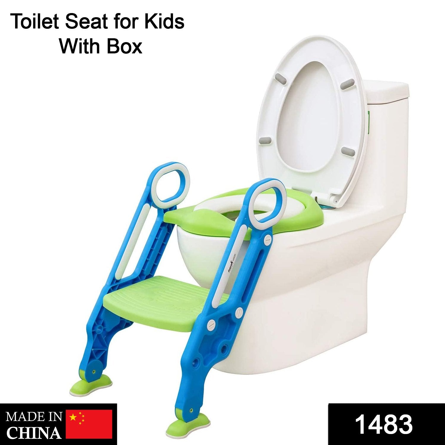 1483 2 in 1 Training Foldable Ladder Potty Toilet Seat for Kids -----