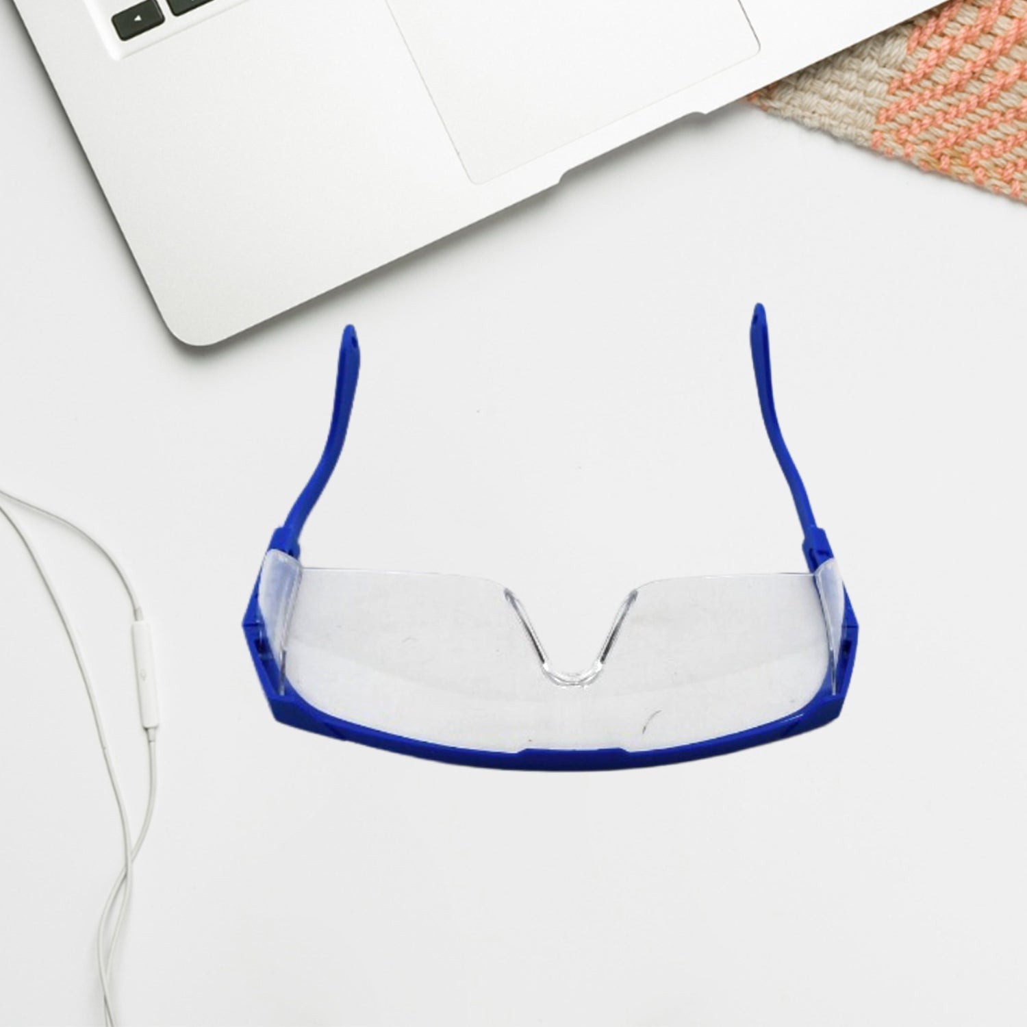 7951 Safety Glasses Dust Wind Proof Eye Glasses UV Protection, Safety Goggles Eyewear Adjustable spray clear shooting eye protection eyewear clear glasses for men women lab goggles over glasses