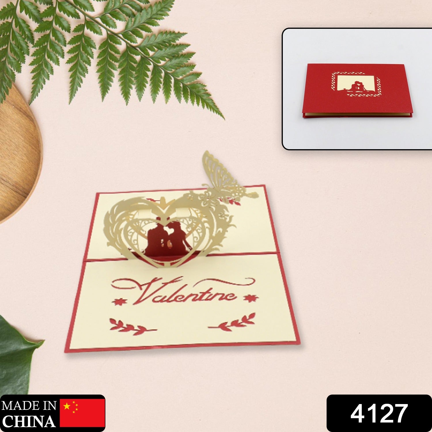 3D Paper Wish Card High Quality Paper Card All Design Card Good Wishing Card (All 3D Card Birthday, Christmas Card, Cartoon Card, Love Heart Card) (1 Pc)