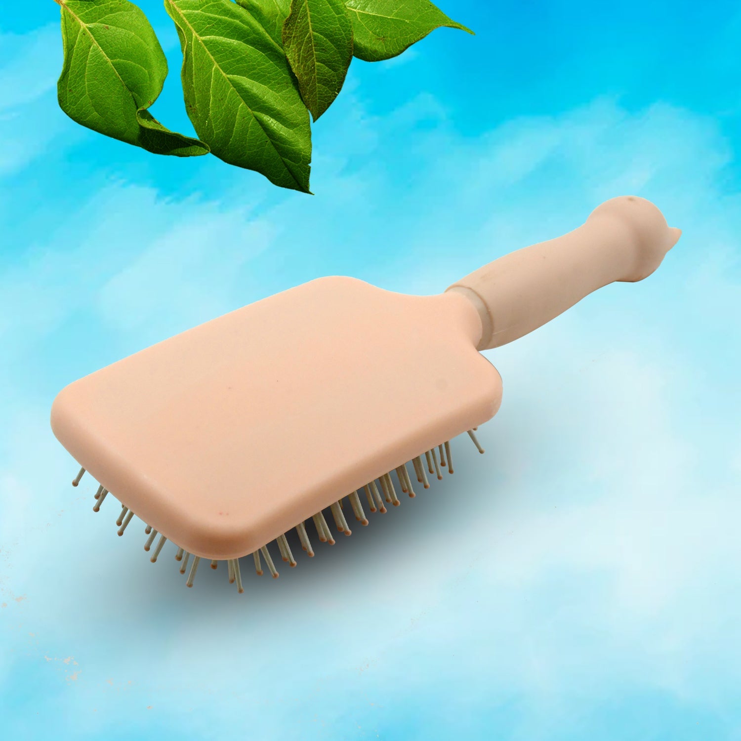 12547 Massage Comb, Massage Hair Brush Ergonomic Matt Disappointment for Straight Curly Hair Cushion Curly Hair Comb For Detangling Professional Comb For Men And Women for All Hair Types, Home Salon DIY Hairdressing Tool (1 Pc / 24 Cm)