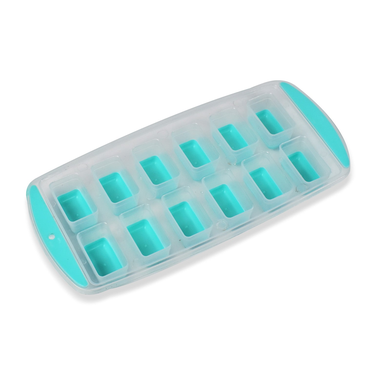 7170 12 Grid Silicon Ice cubes Making Tray Food Grade Square Ice Cube Tray | Easy Release Bottom Silicon Tray
