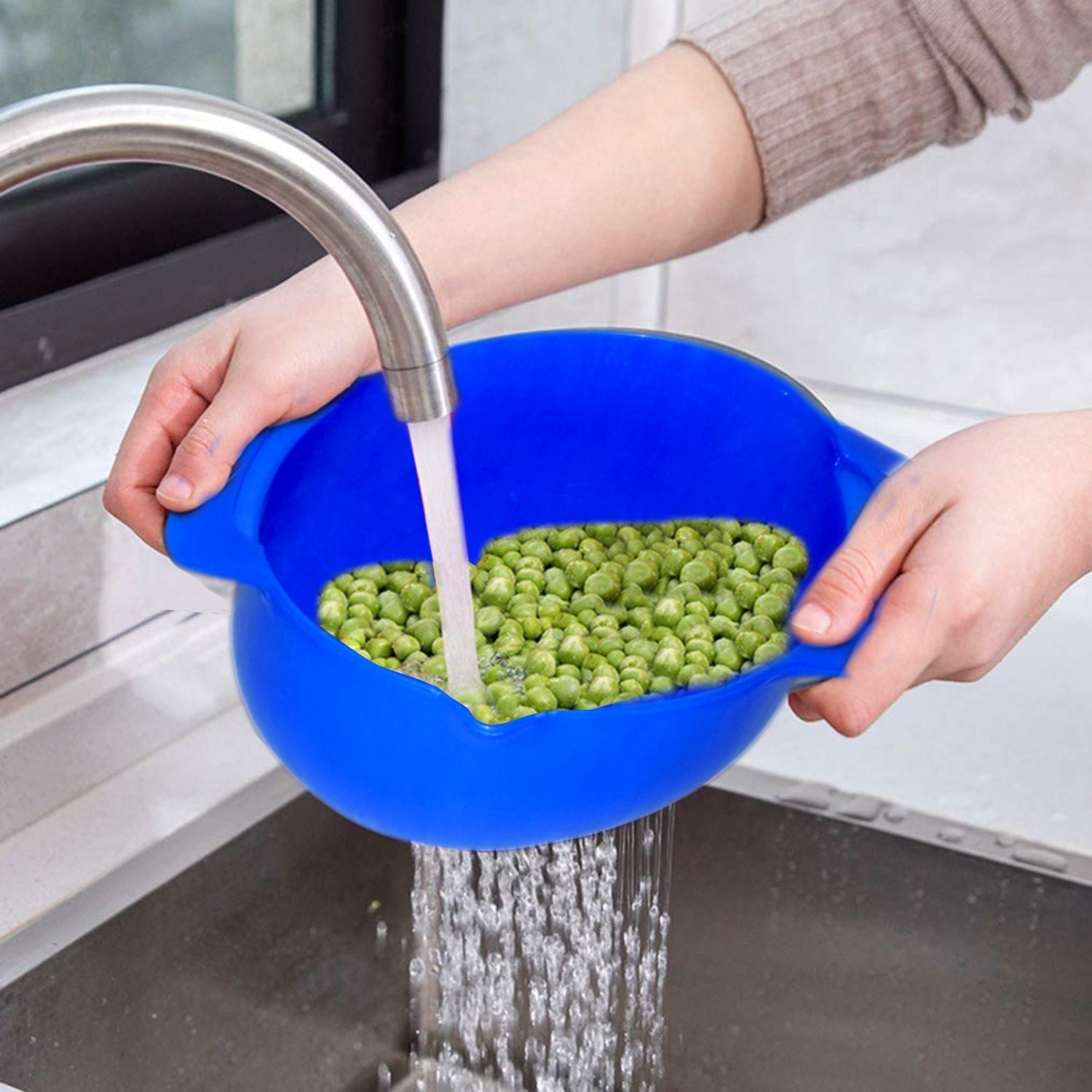 2321 Double Layer Drain Washing Kitchen Basket Strainer