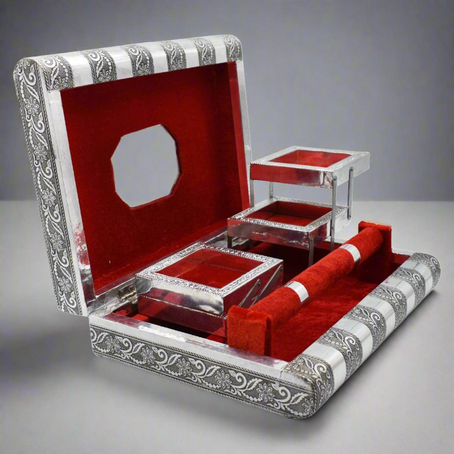 2511 Wooden Jewellery Organizer Multi Purpose Box Bangle Box