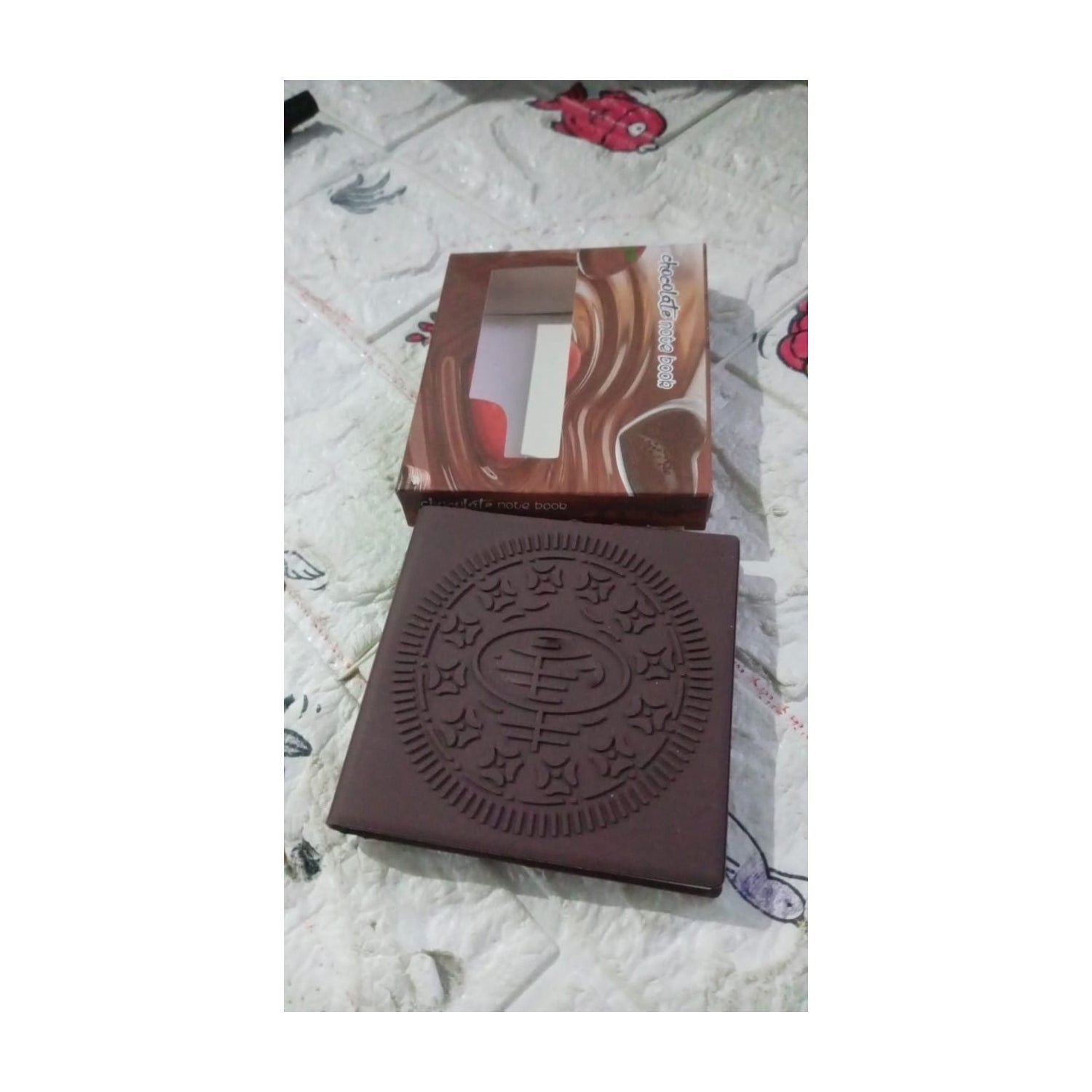 4359 Chocolate Diary Notebooks Original Chocolate Smell Writing Practice Book Early Learning Copybook Premium Chocolate Book ( 1Pc Book )