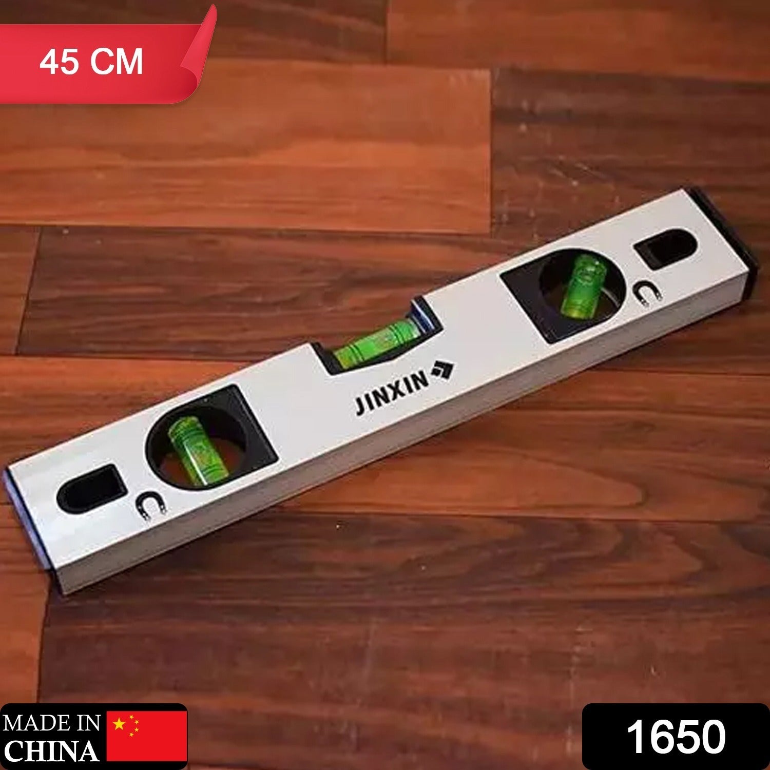 1650 Spirit Level Carpenter's Level Magnetic Carpenter's Level Overhead Viewing Slot for Levelling, Furniture & Construction